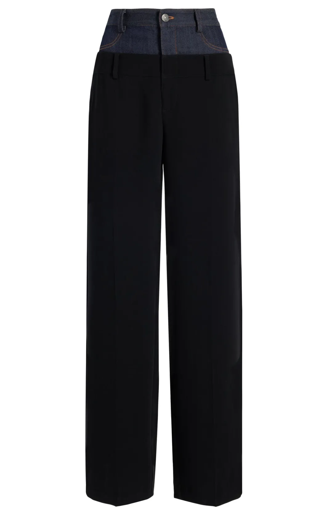Pants | Denim<Cinq à Sept Dionne Pant Black/Indigo