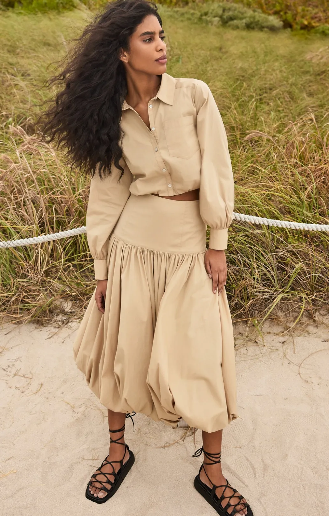 Skirts<Cinq à Sept Ellah Skirt Khaki
