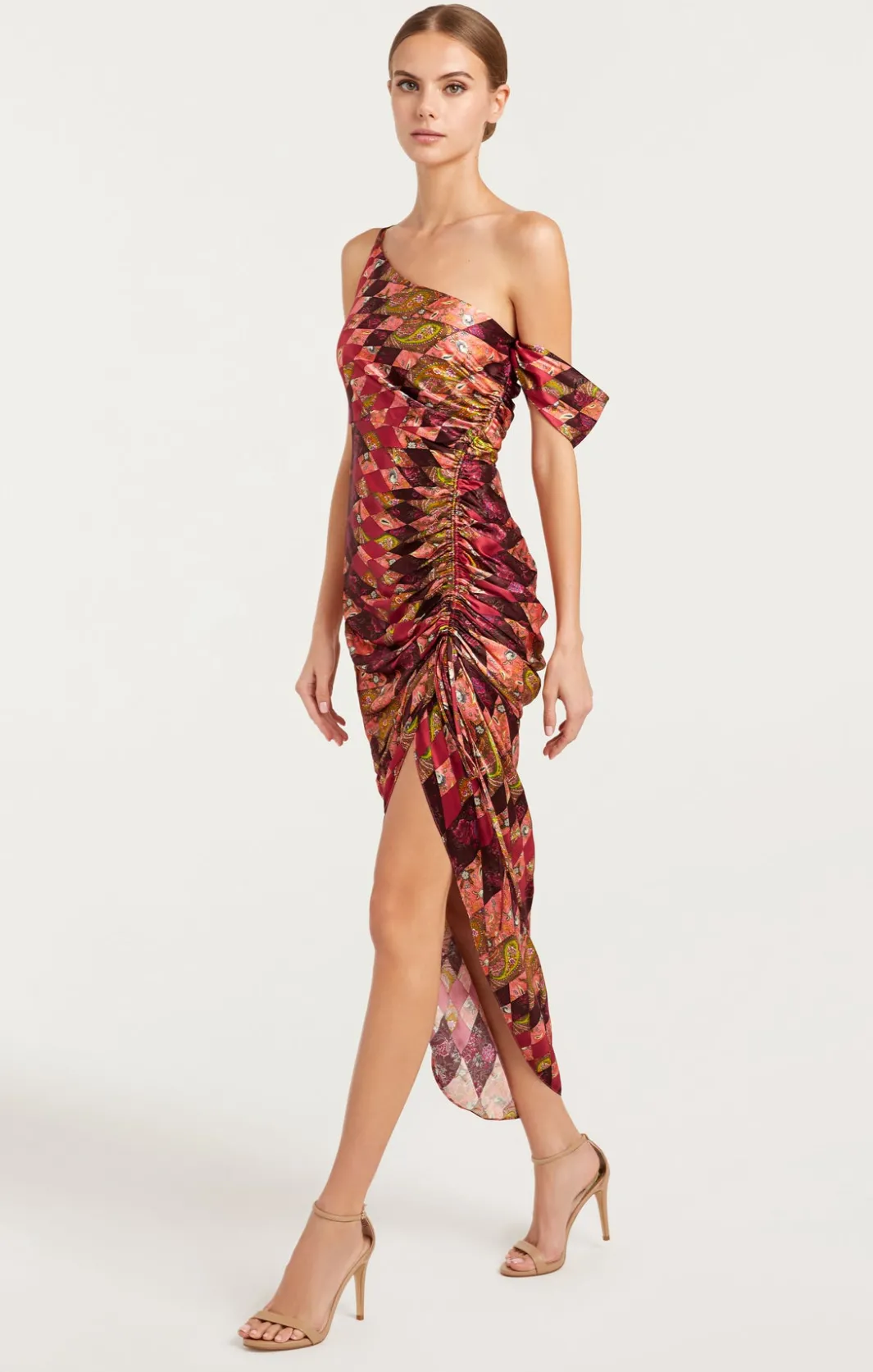 Midi<Cinq à Sept Elliana Dress PaleRoseMulti