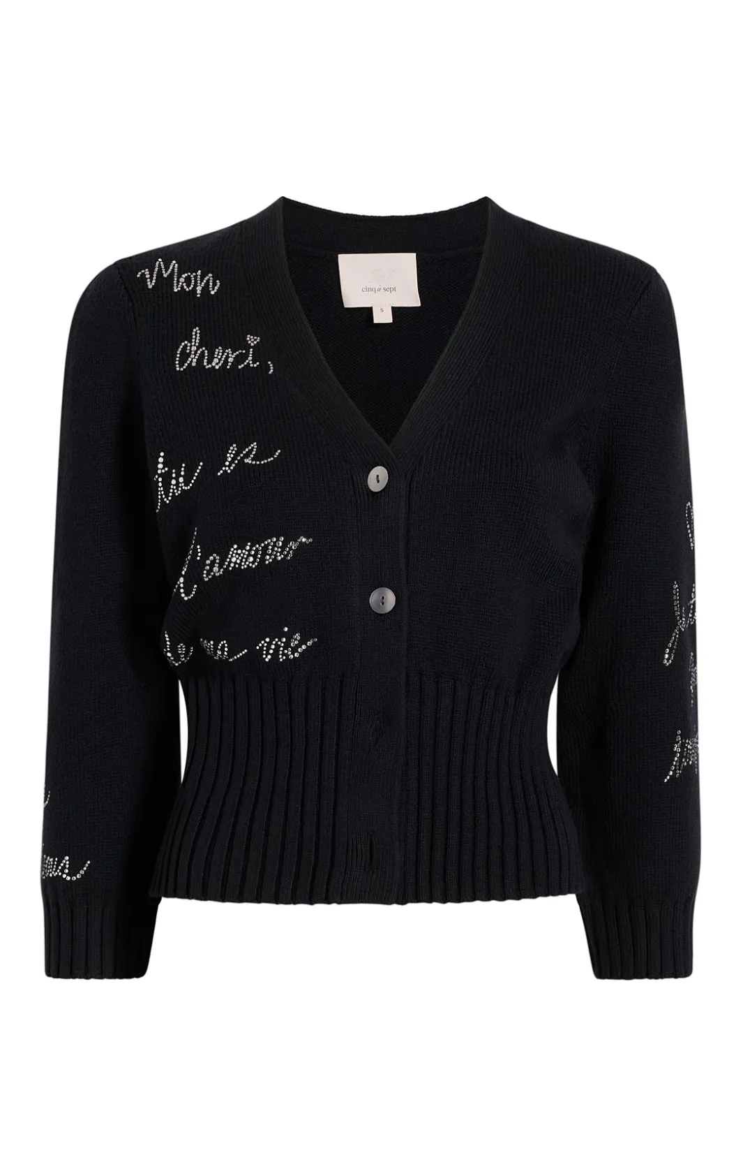 Sweaters & Knits | Sweaters & Knits<Cinq à Sept Elyse Cardigan Black