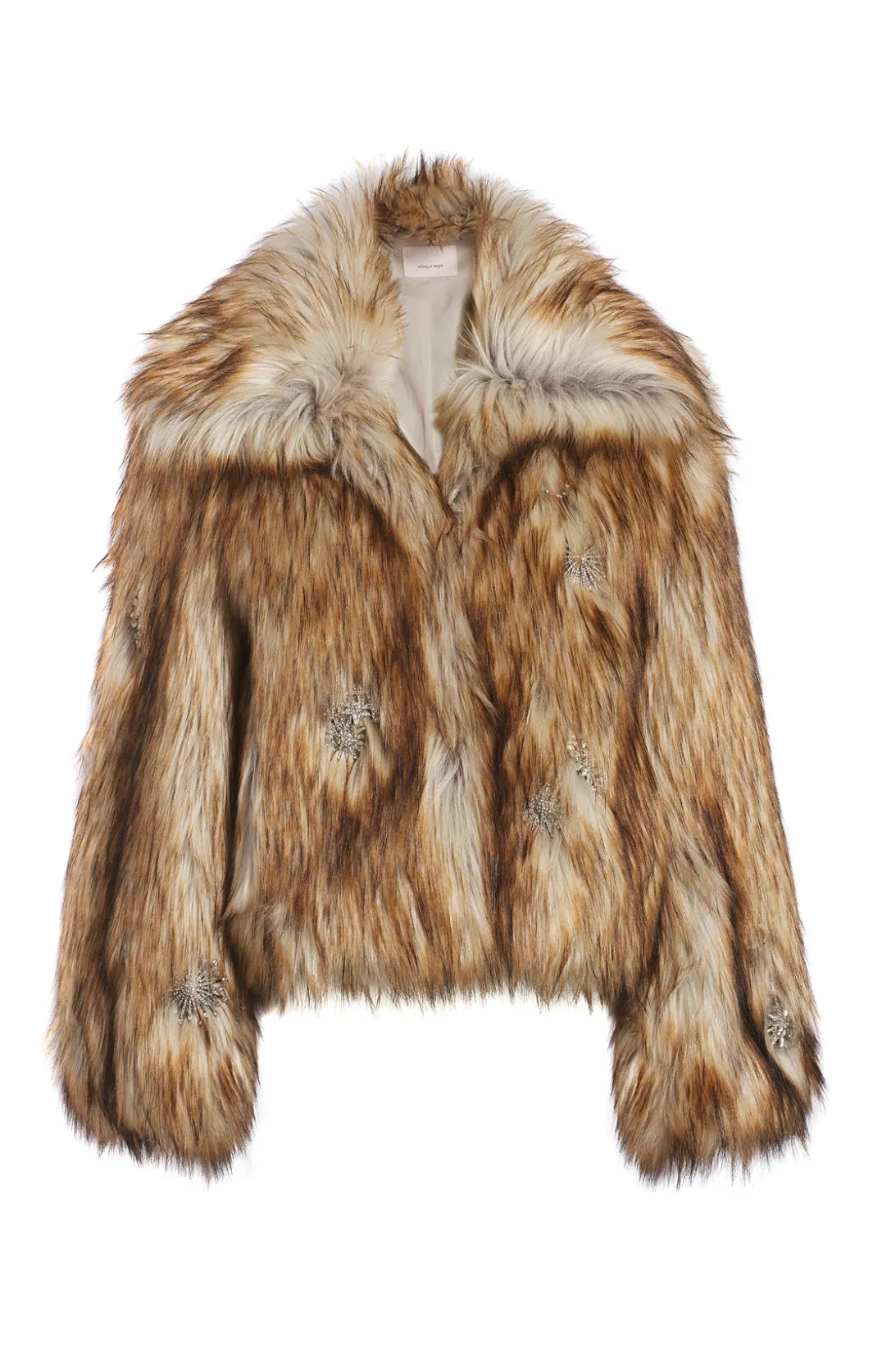 Jackets | Outerwear<Cinq à Sept Embellished Short Tenley Coat Natural