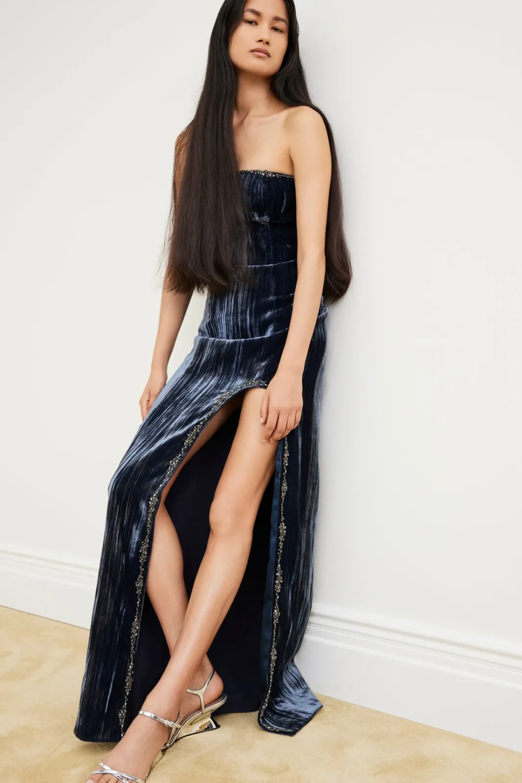 Cocktail & Evening<Cinq à Sept Eponine Gown PeacockBlue