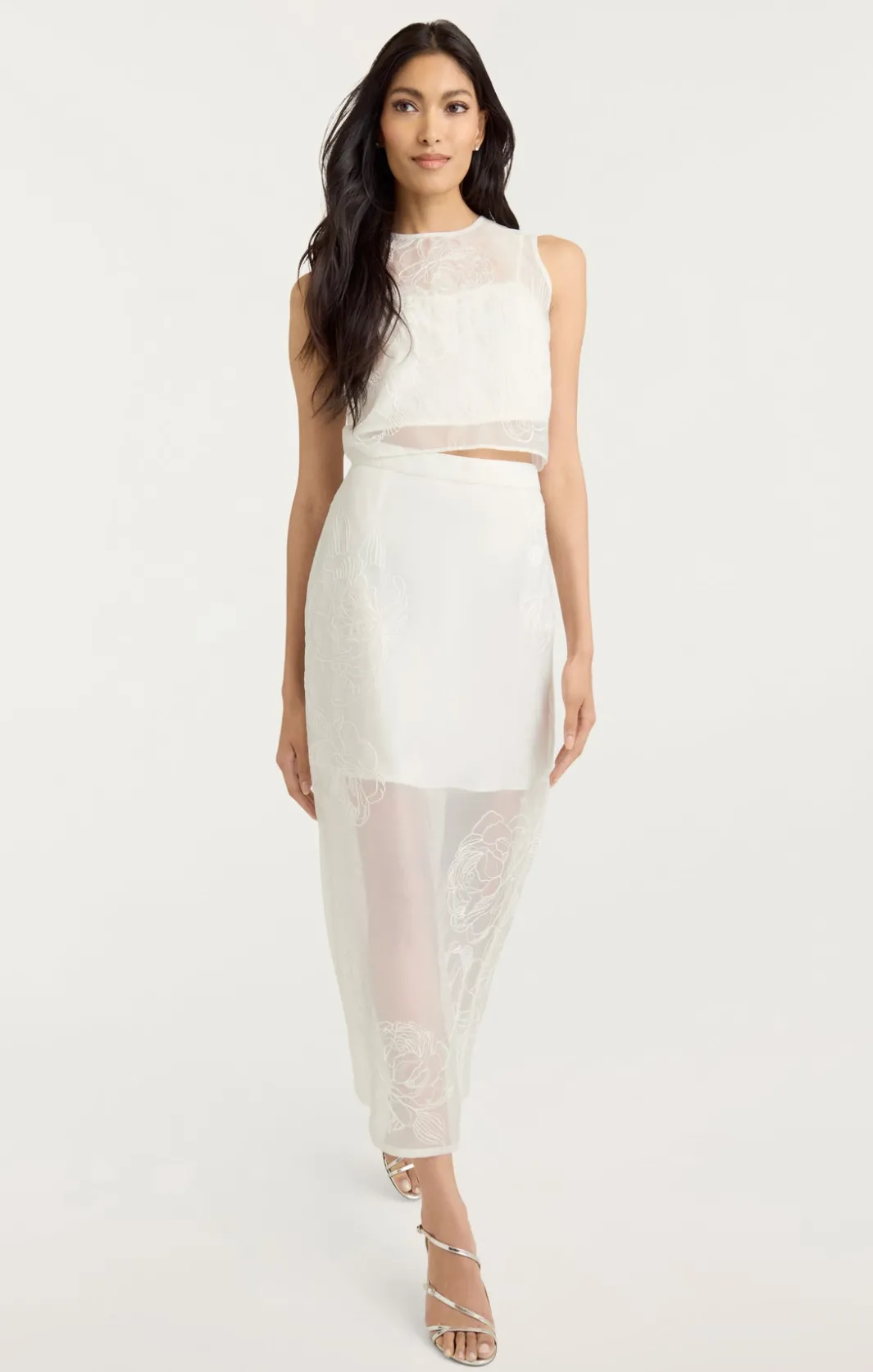 Skirts<Cinq à Sept Etta Skirt Ivory