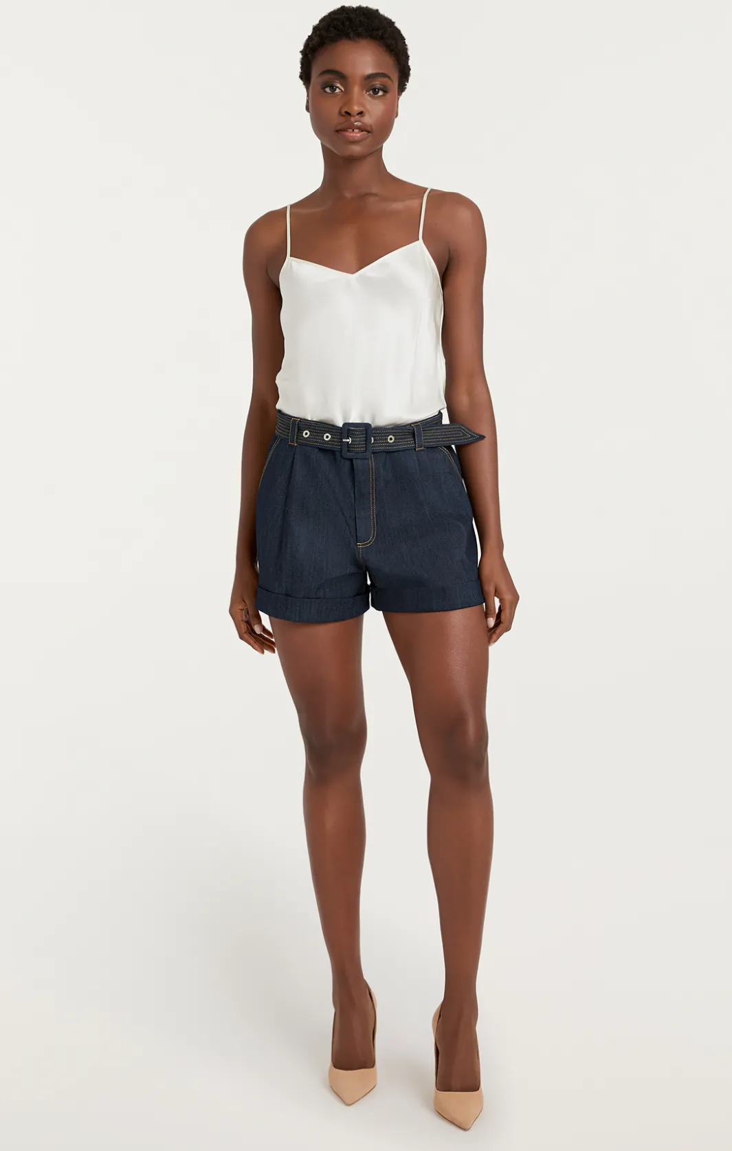 Shorts<Cinq à Sept Frieda Short Indigo
