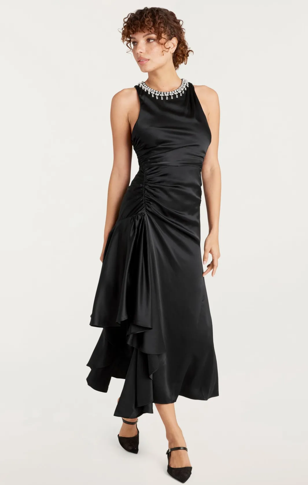 Midi | Cocktail & Evening<Cinq à Sept Georgie Dress Black