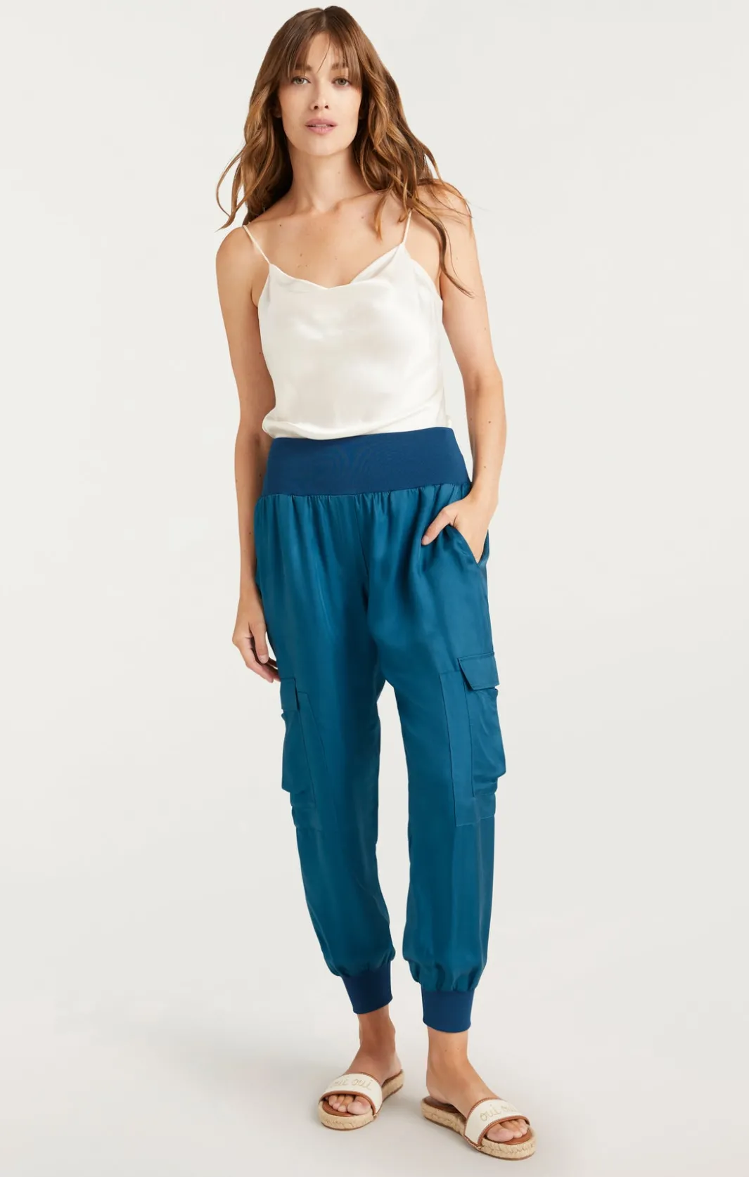 Pants<Cinq à Sept Giles Pant BlueSapphire