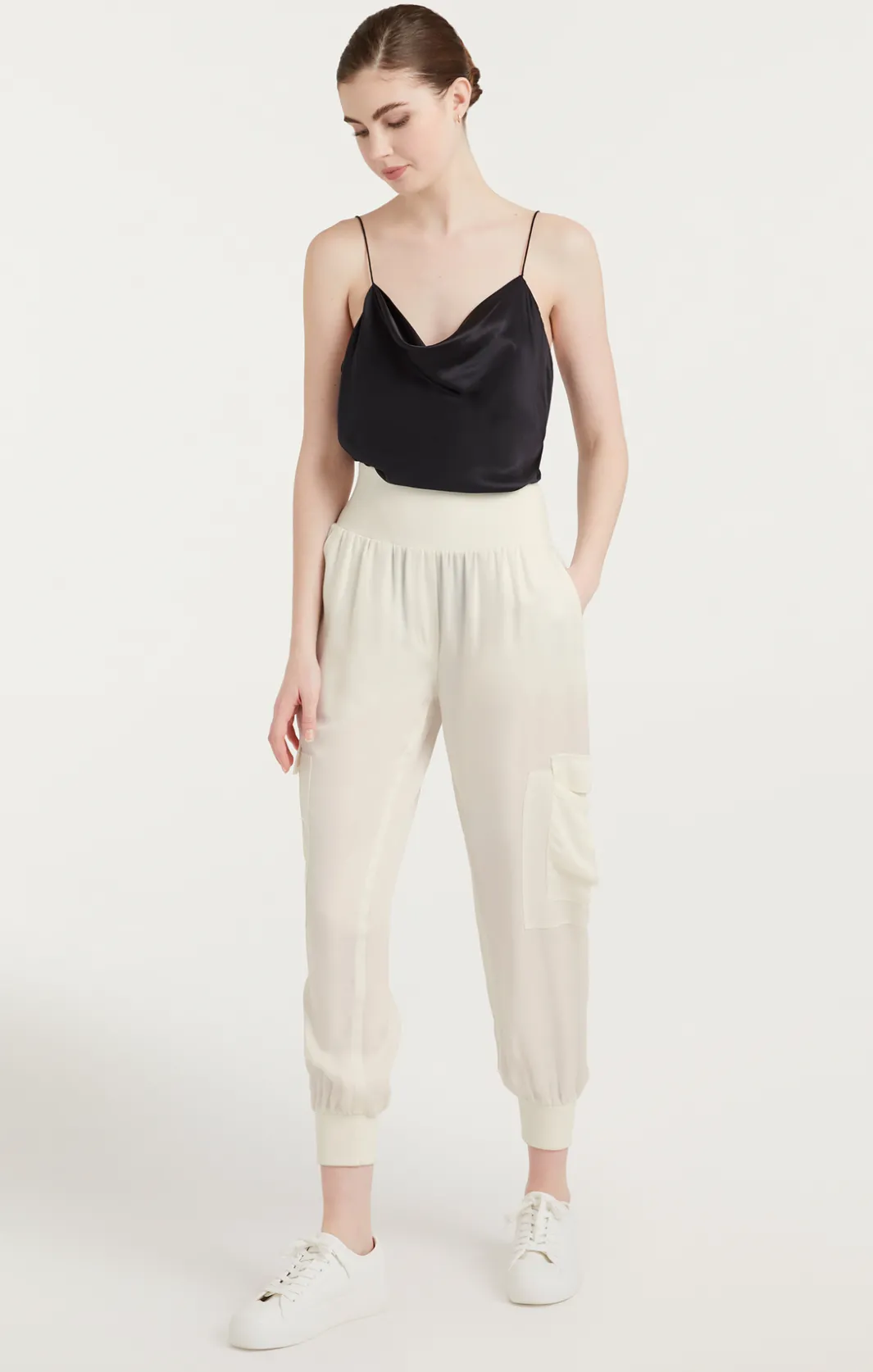 Pants<Cinq à Sept Giles Pant Ivory