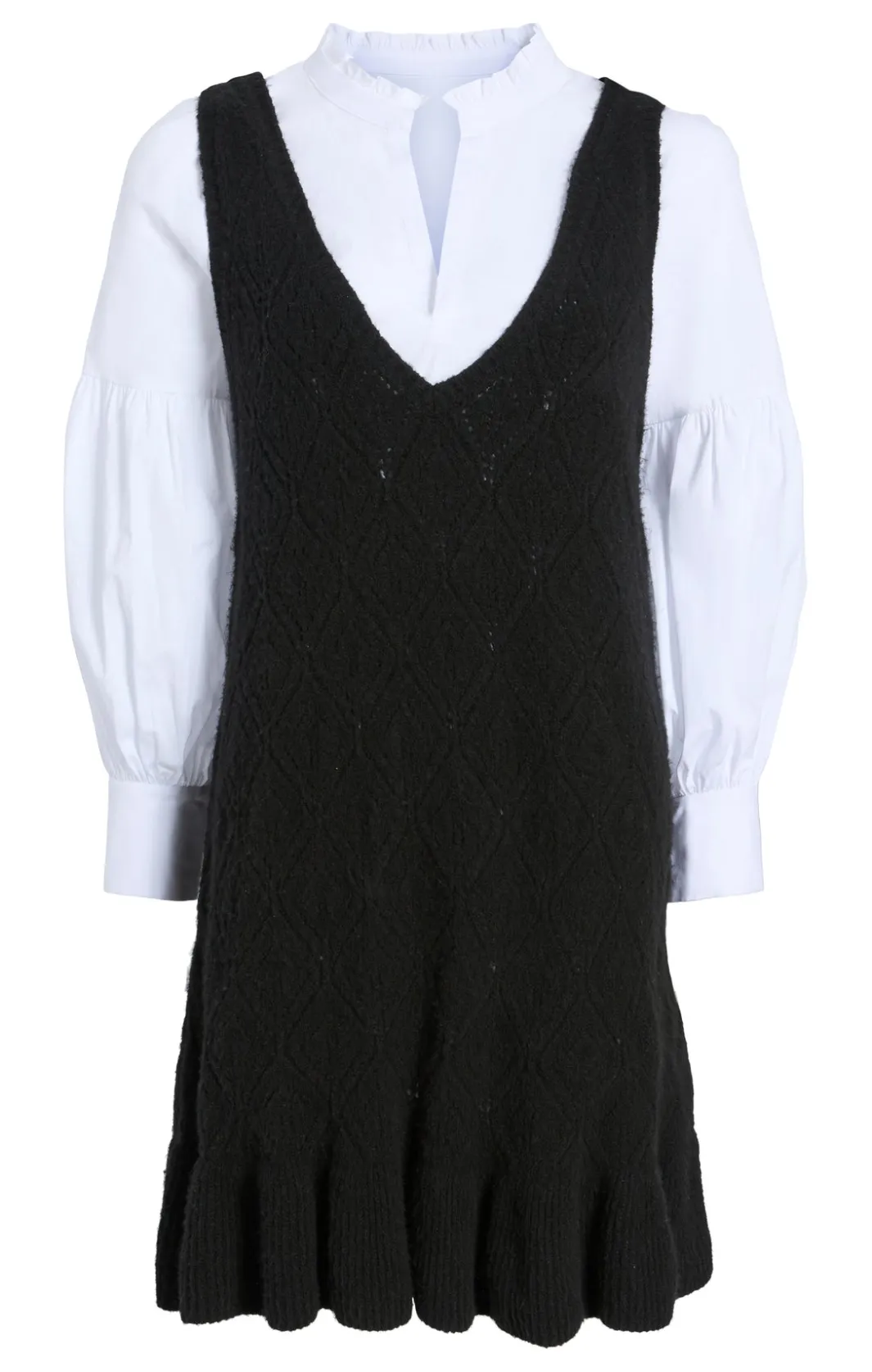 Mini | Sweaters & Knits<Cinq à Sept Greysen Dress Black/White