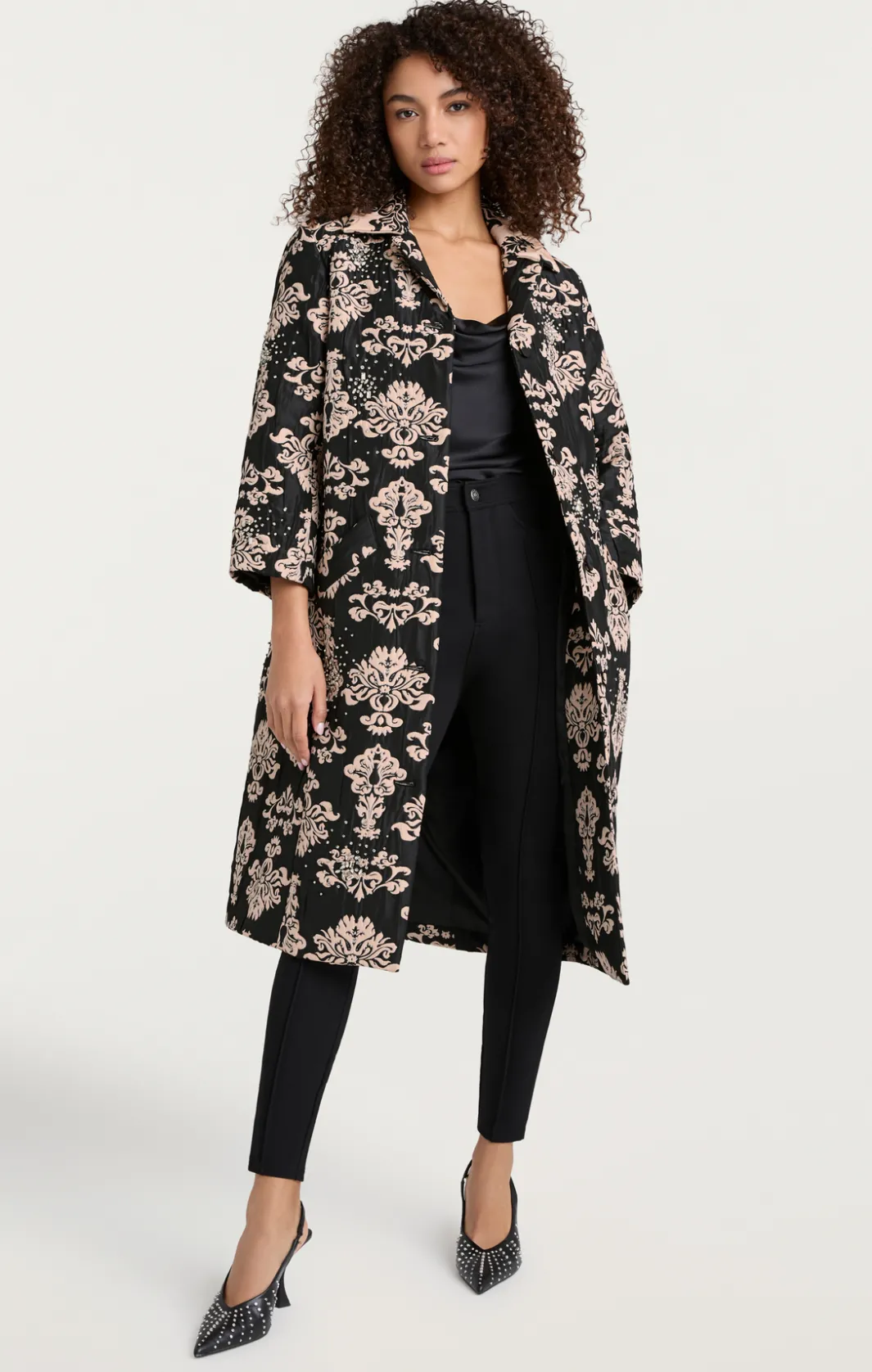 Jackets | Outerwear<Cinq à Sept Haisley Coat Black