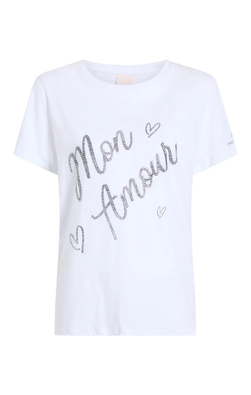 Tees & Pullovers<Cinq à Sept Heatset Mon Amour Tee White/Black