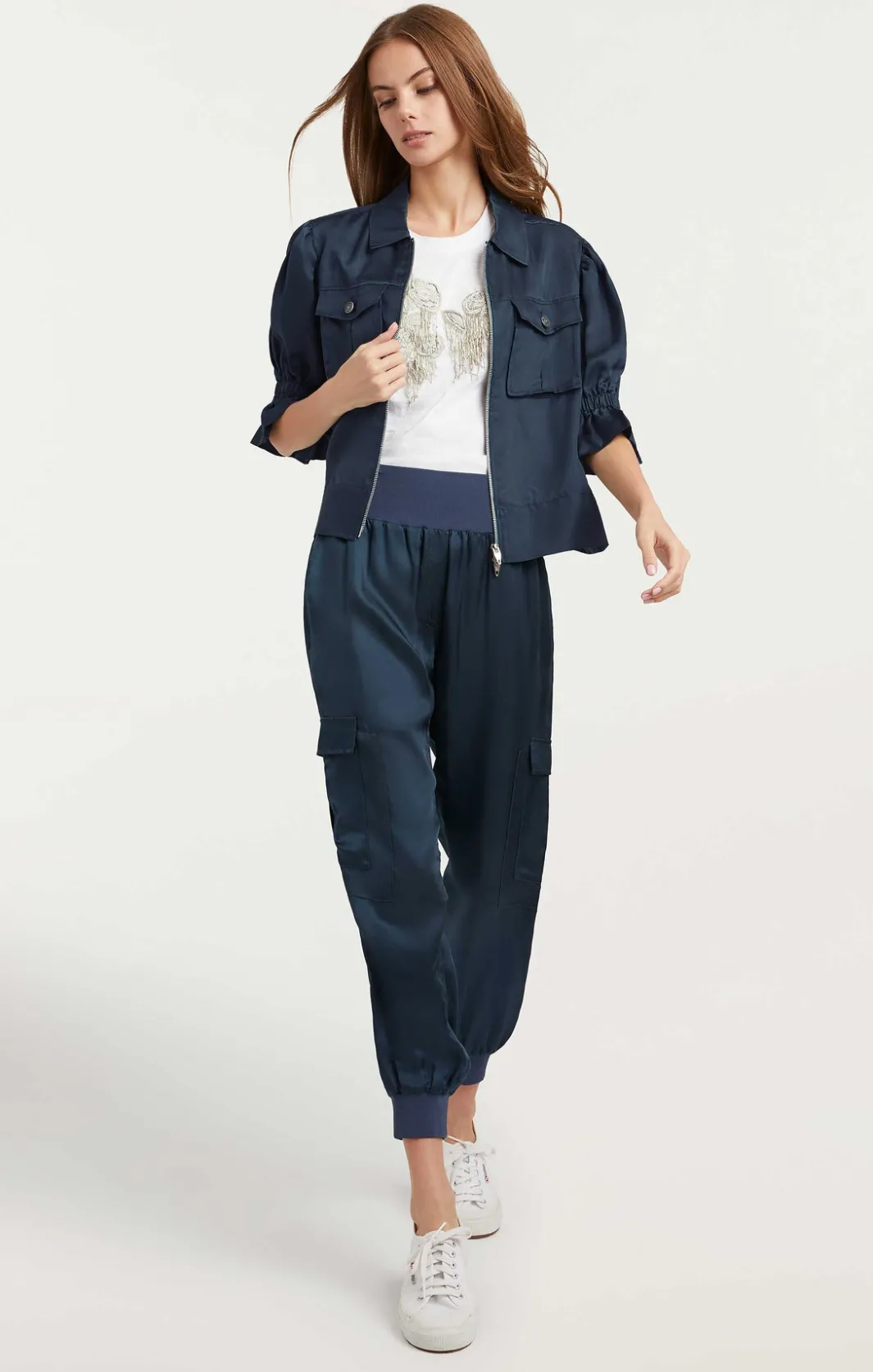 Jackets<Cinq à Sept Holly Jacket PeacockBlue