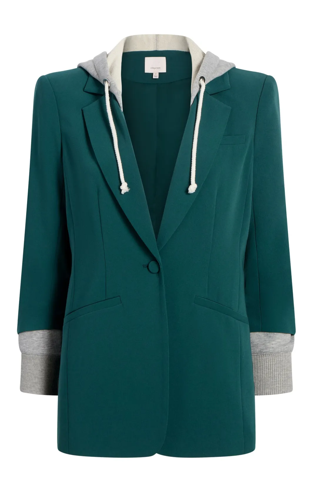 Blazers<Cinq à Sept Hooded Khloe Jacket GreenOnyx