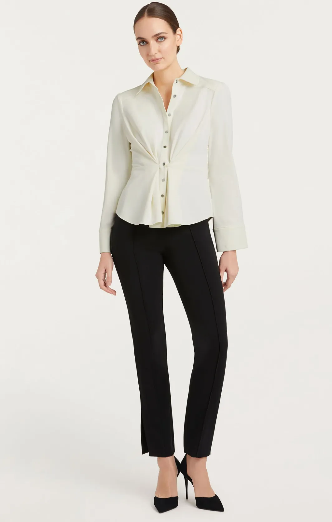 Long Sleeve Tops<Cinq à Sept Isabelle Top Ivory