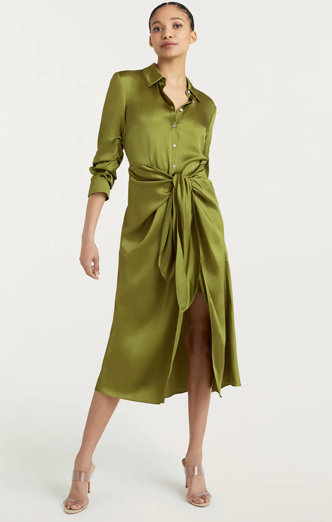 Midi<Cinq à Sept Jacey Dress Moss