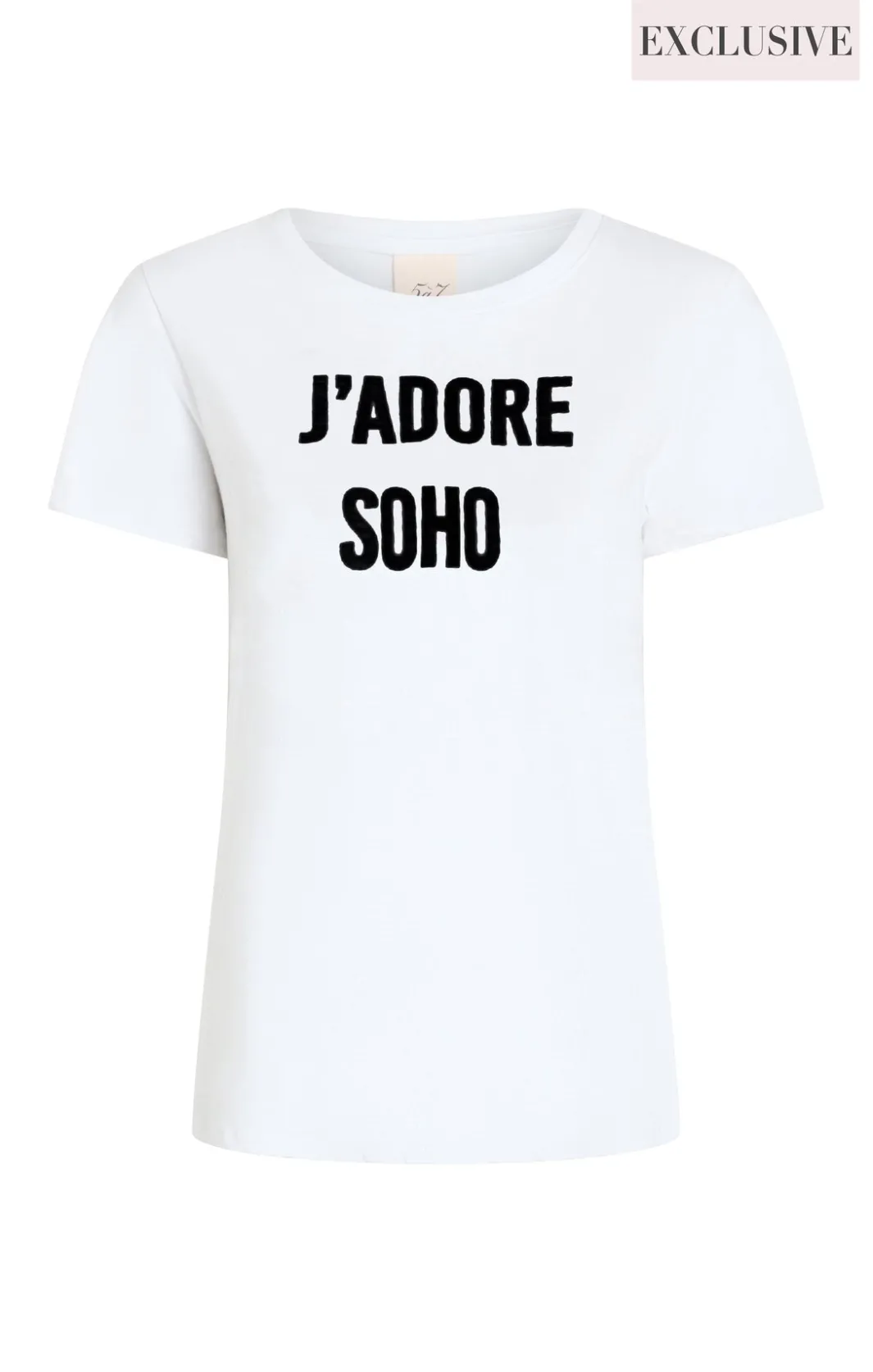 Tees & Pullovers<Cinq à Sept J'adore Soho Tee White/black