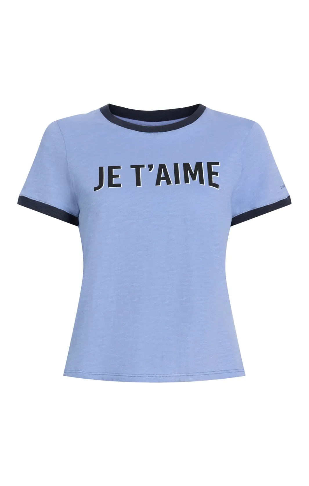 Tees & Pullovers<Cinq à Sept Je Taime Ringer Tee RusticBlue