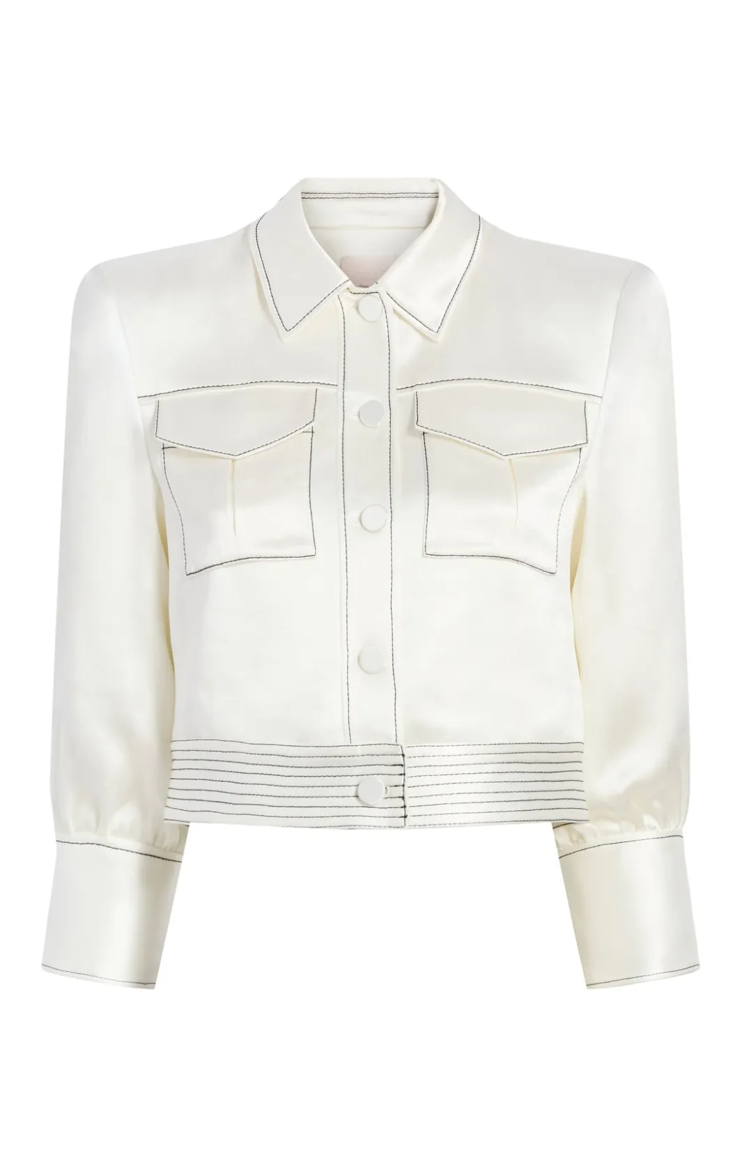 Jackets<Cinq à Sept Jenson Jacket Ivory/black