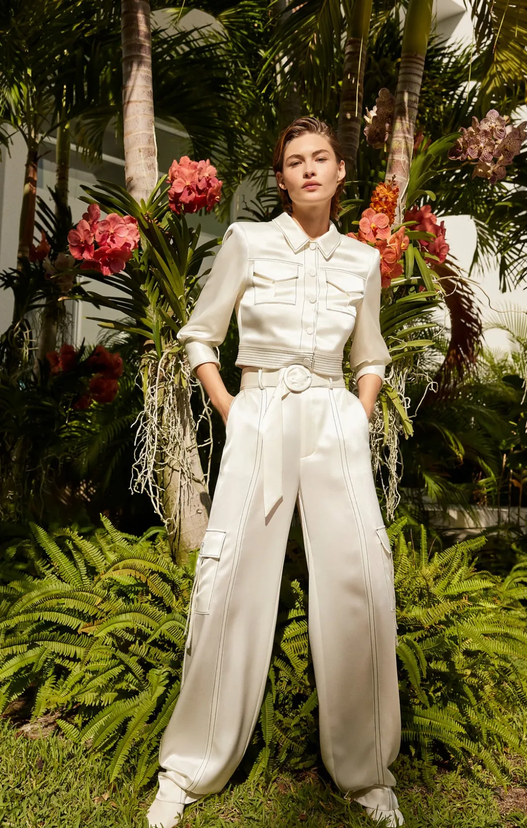 Pants<Cinq à Sept Jenson Pant Ivory/Black