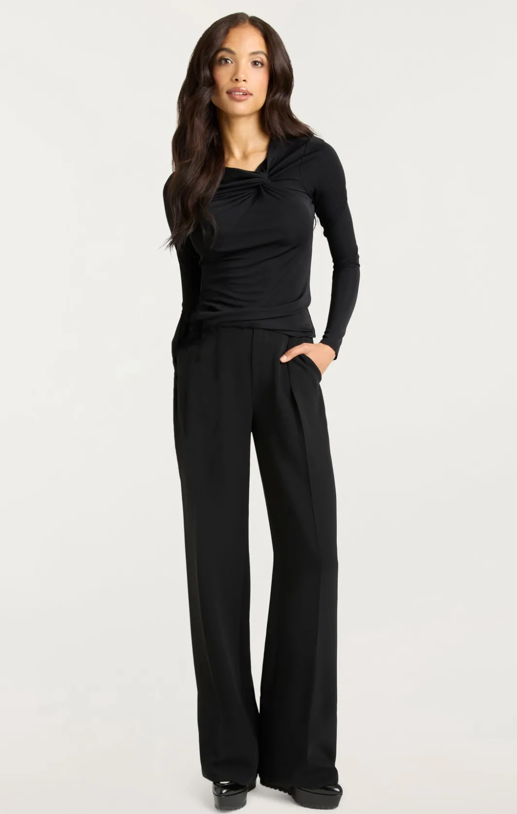Long Sleeve Tops<Cinq à Sept Jolene Top Black