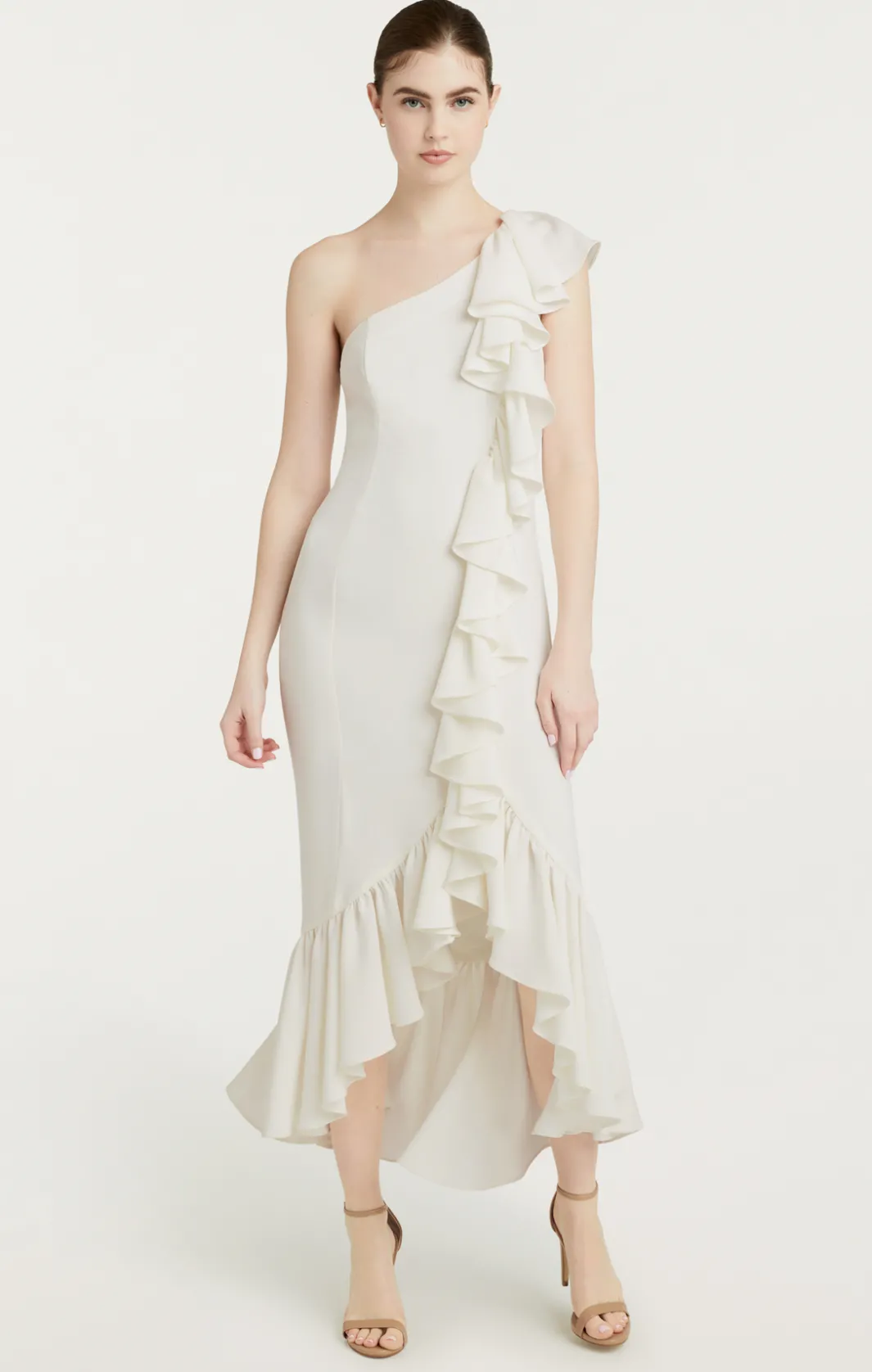 Midi | Cocktail & Evening<Cinq à Sept Jovette Dress Ivory