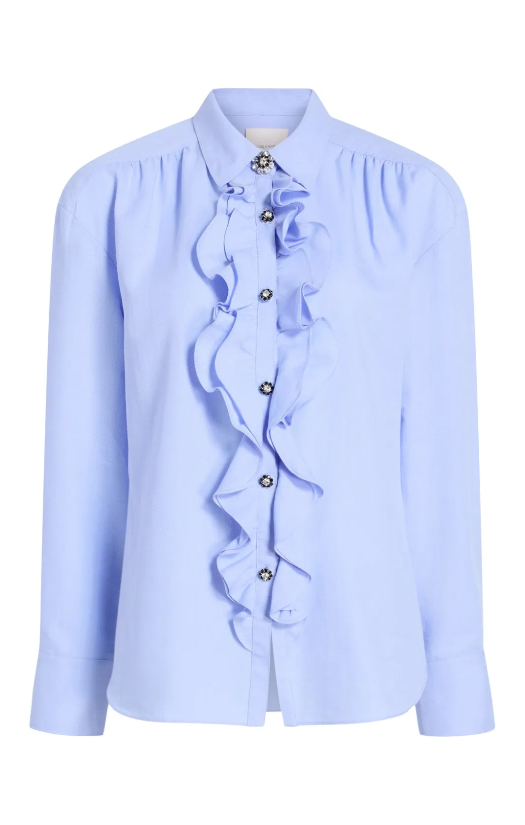 Long Sleeve Tops<Cinq à Sept Kadi Top RainCloud