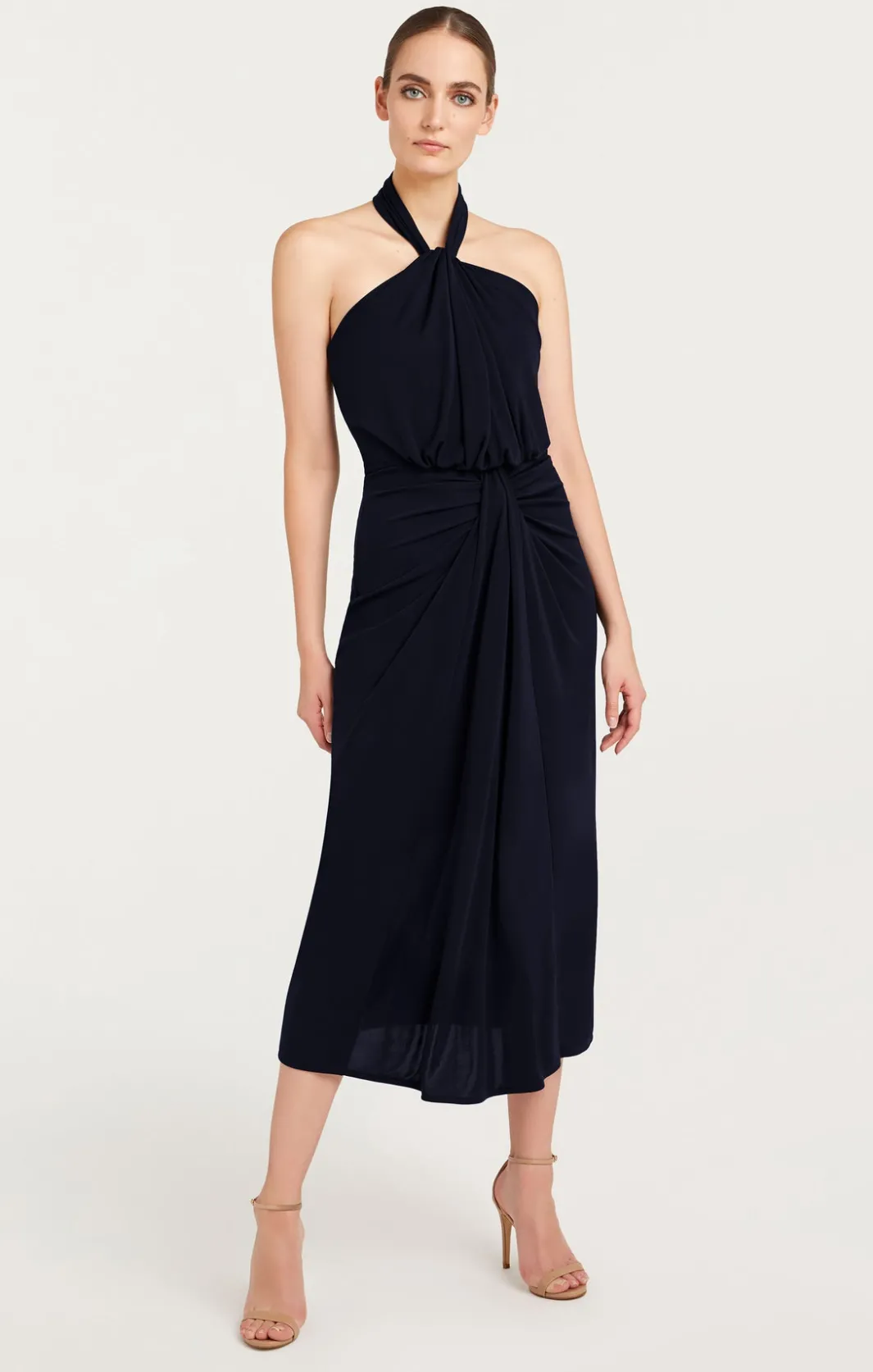 Midi | Cocktail & Evening<Cinq à Sept Kaily Dress Navy