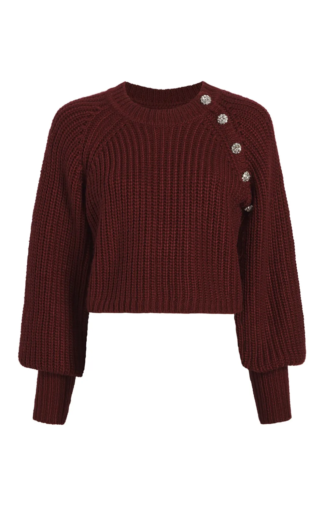 Long Sleeve Tops | Sweaters & Knits<Cinq à Sept Keren Pullover Oxblood