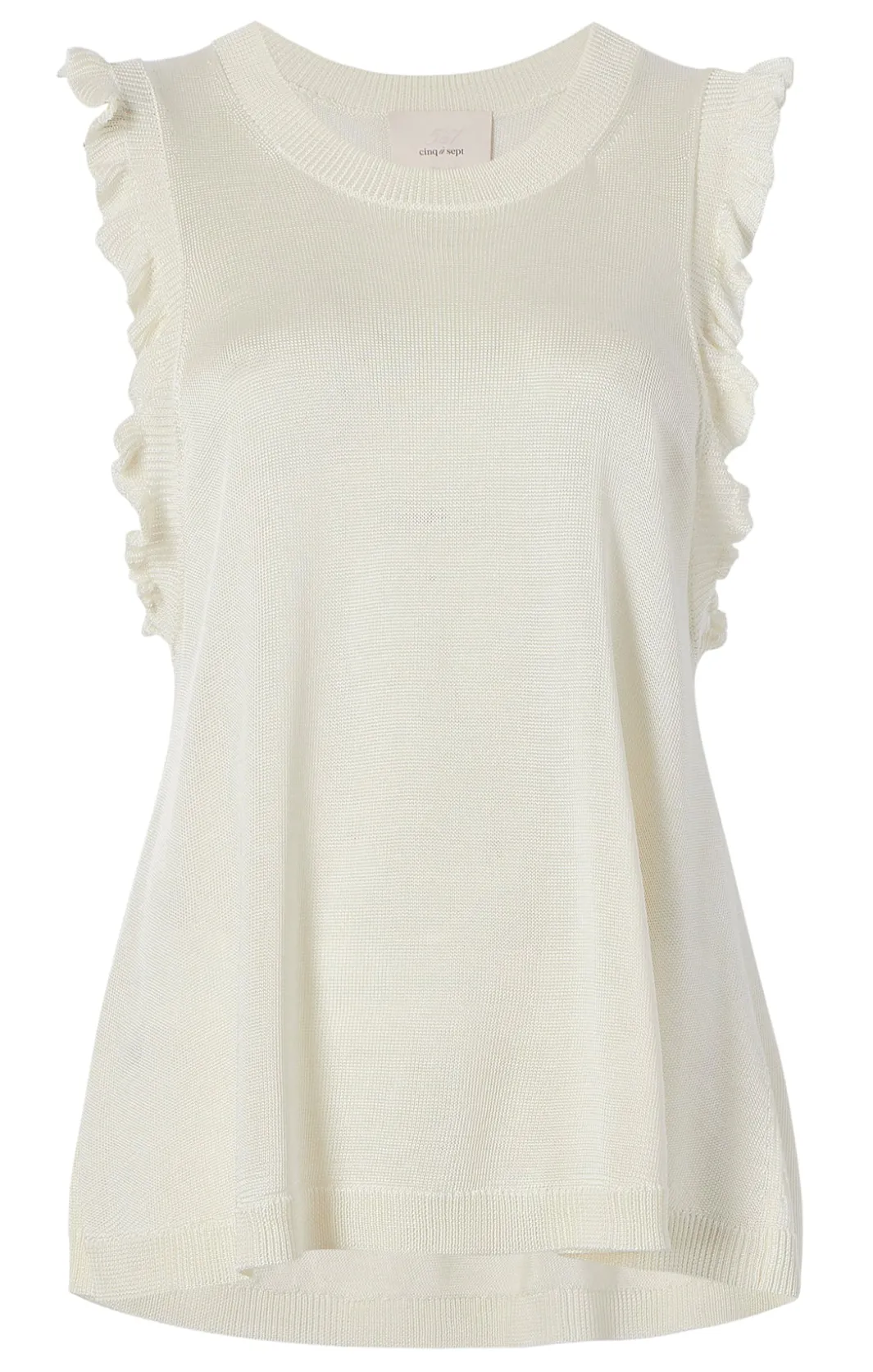 Sweaters & Knits | Sweaters & Knits<Cinq à Sept Knit Lenore Top Ivory