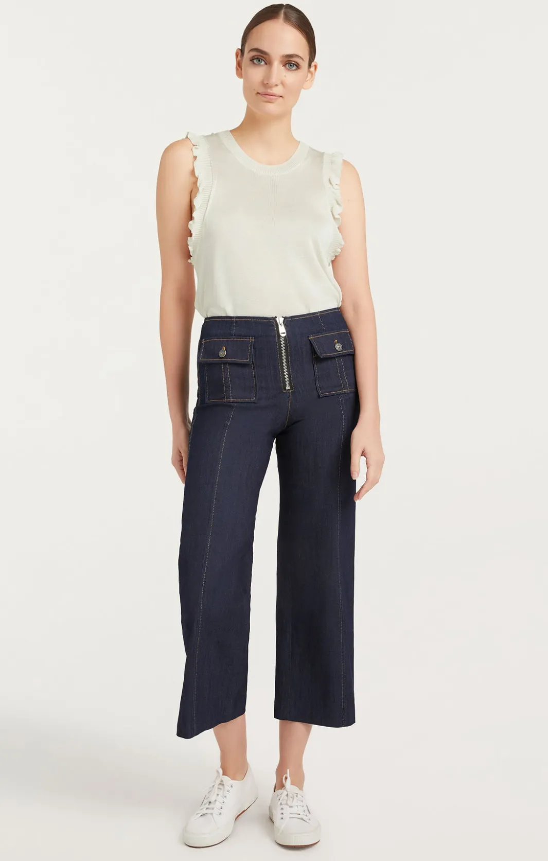 Sweaters & Knits | Sweaters & Knits<Cinq à Sept Knit Lenore Top Ivory