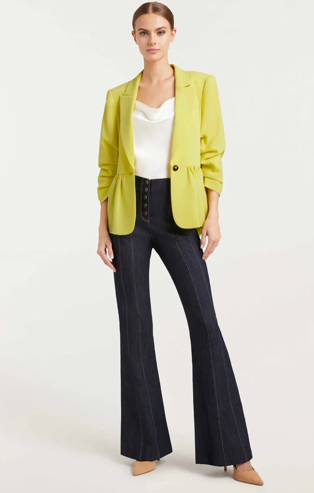 Jackets<Cinq à Sept Kourtney Blazer Yuzu
