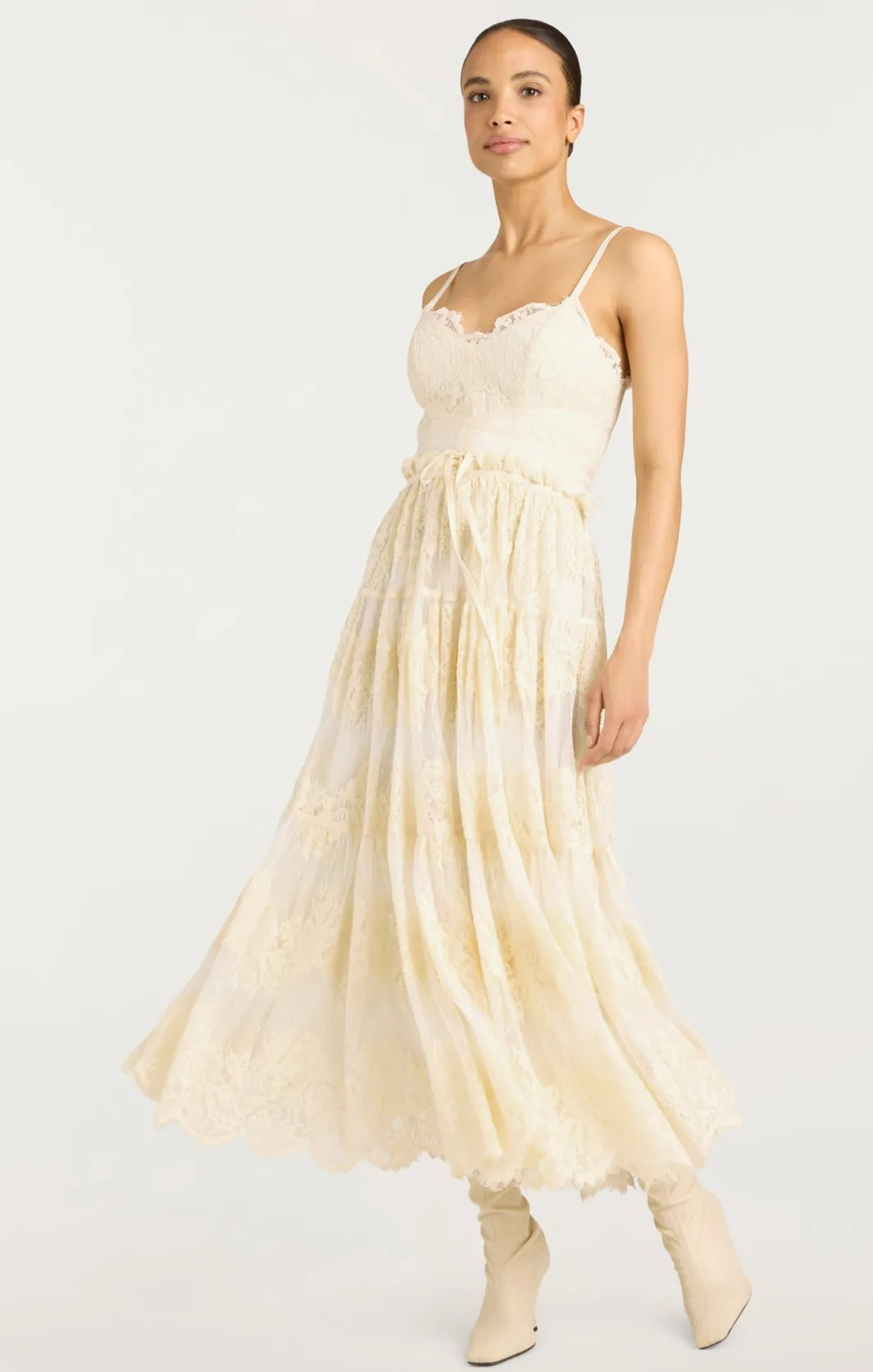 Midi | Cocktail & Evening<Cinq à Sept Lana Dress Gardenia
