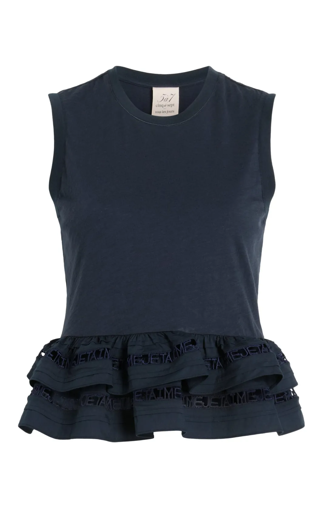 Tank Tops & Camisoles<Cinq à Sept Landri Top Navy