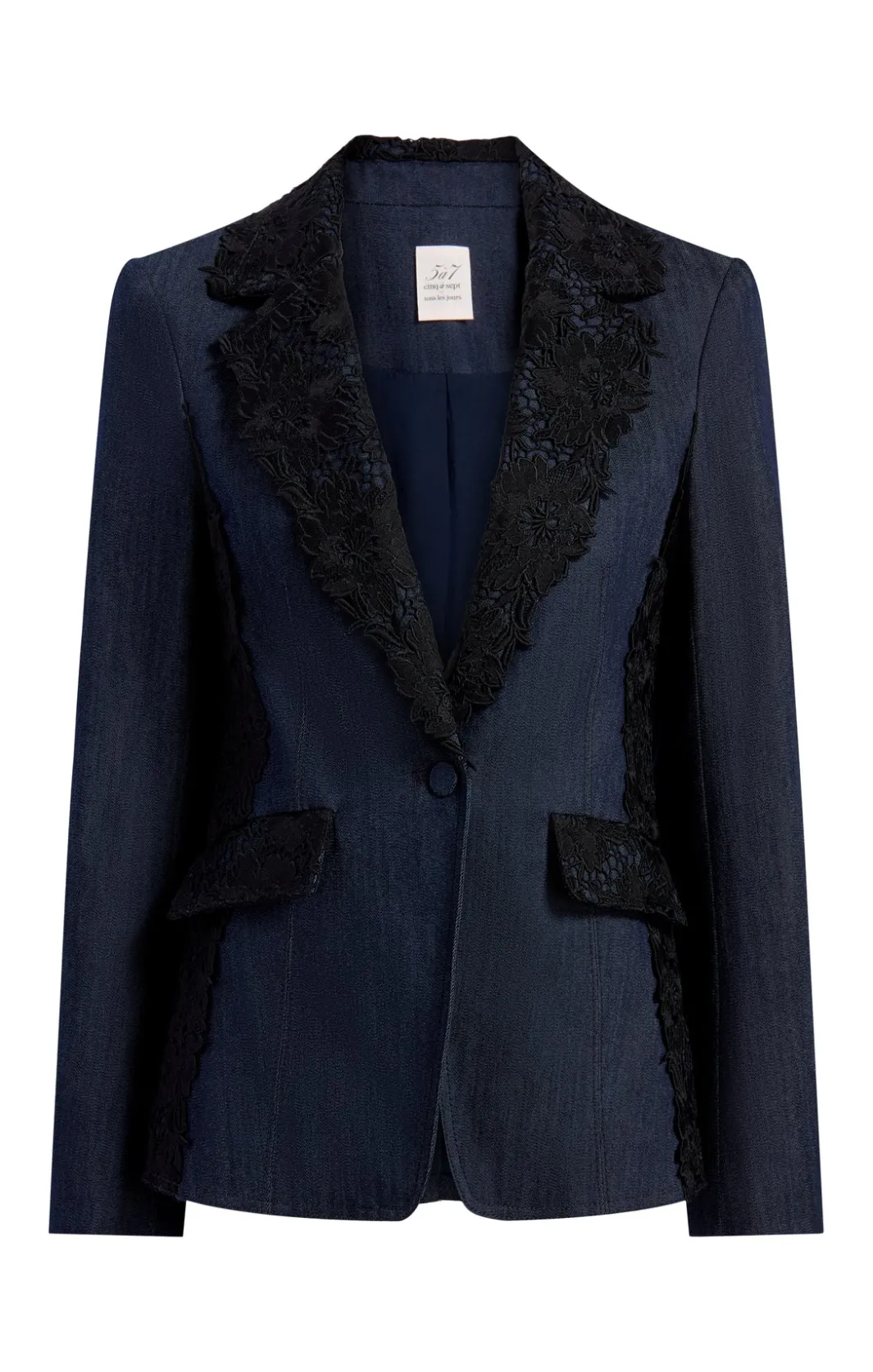 Blazers | Jackets<Cinq à Sept Laney Jacket Indigo