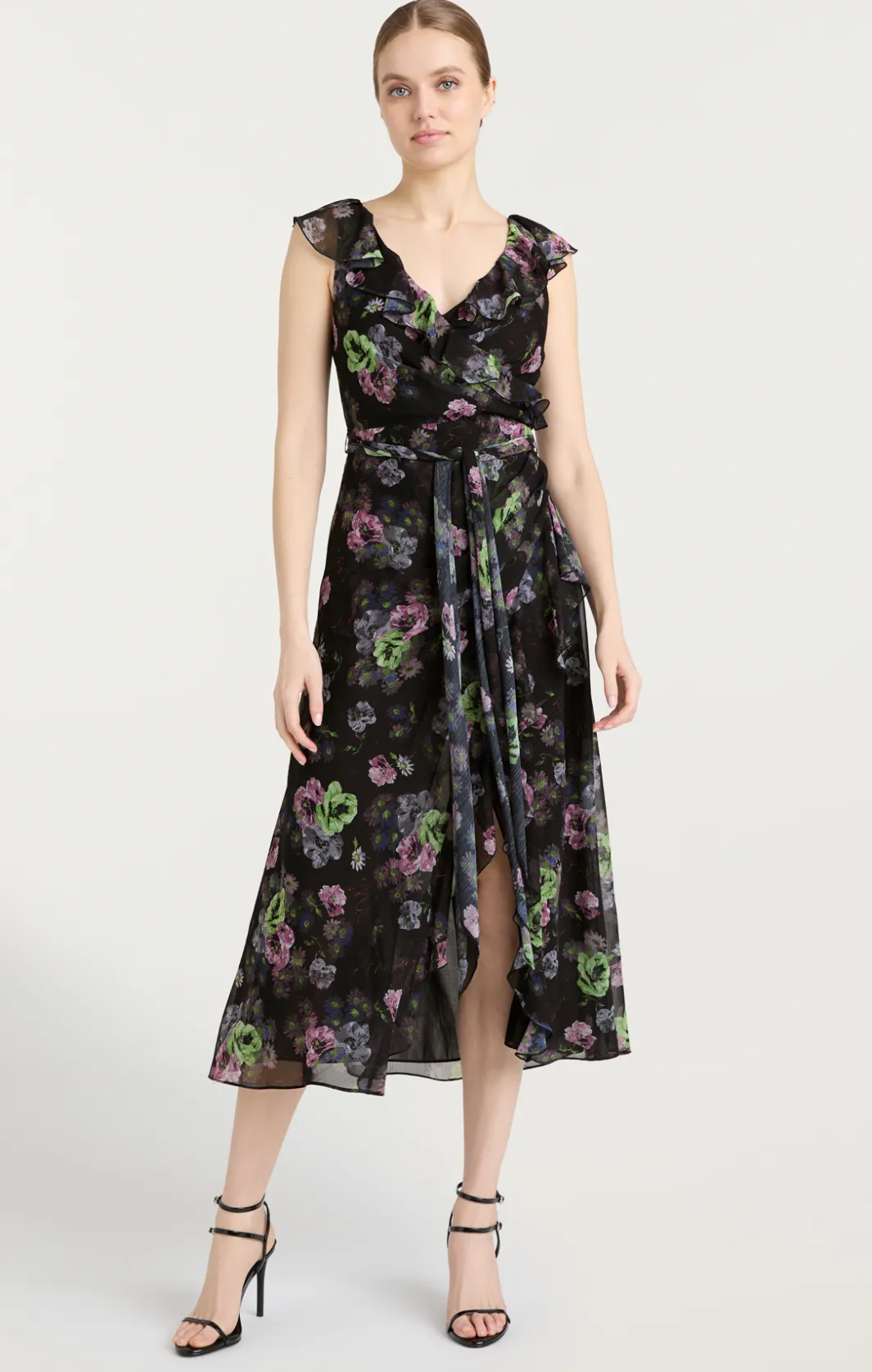 Midi<Cinq à Sept Laure Dress MidnightMulti