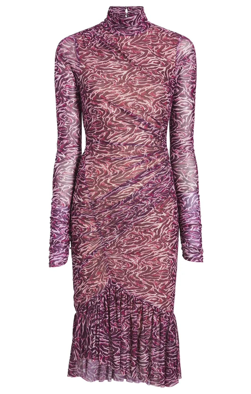 Mini<Cinq à Sept Layla Dress InkstrokesDarkPlumMulti