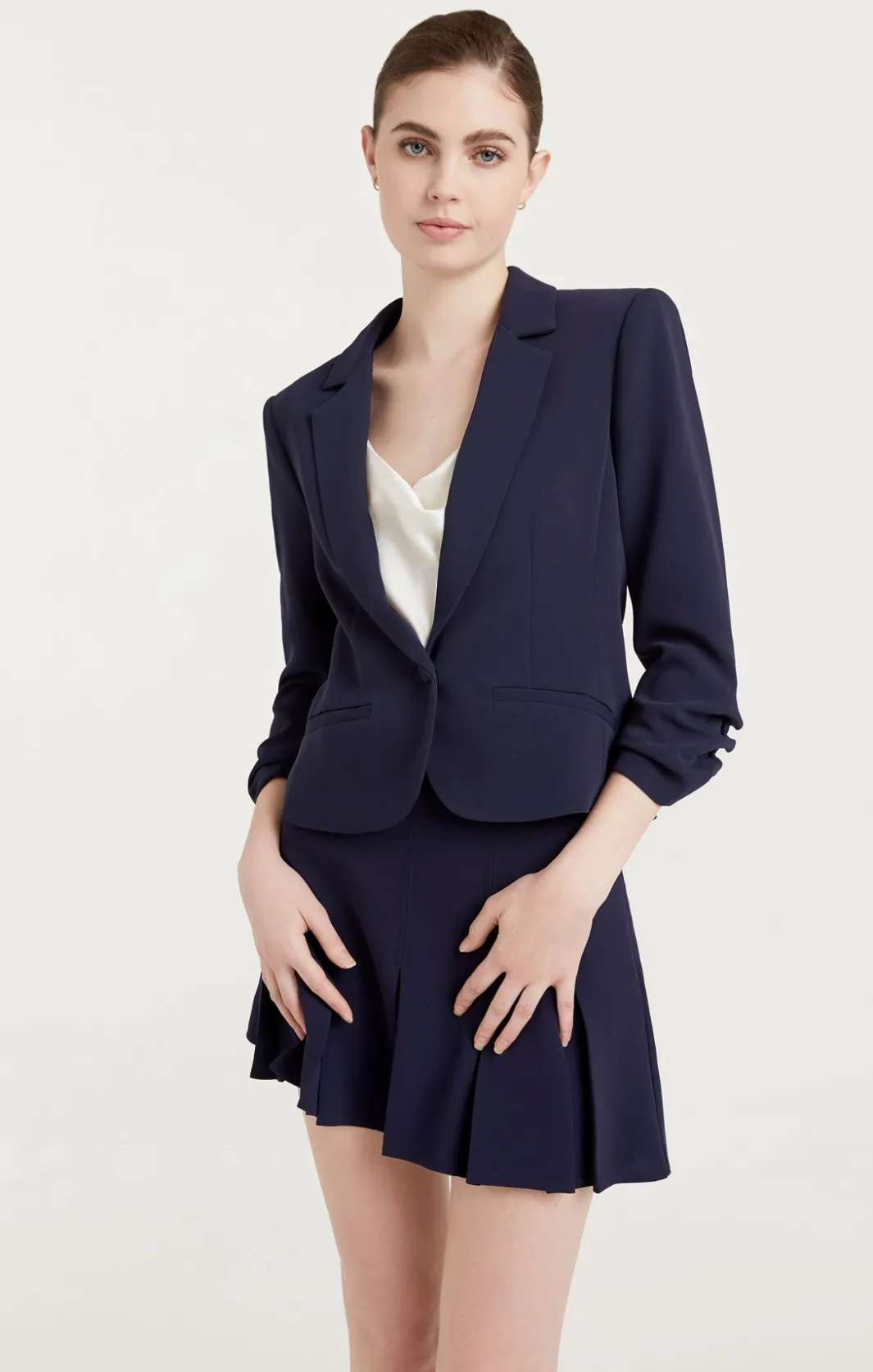 Jackets<Cinq à Sept Le Petit Khloe Blazer Navy