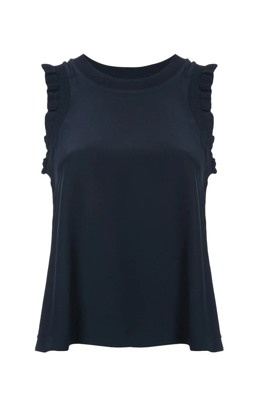 Tank Tops & Camisoles<Cinq à Sept Lenore Top Navy