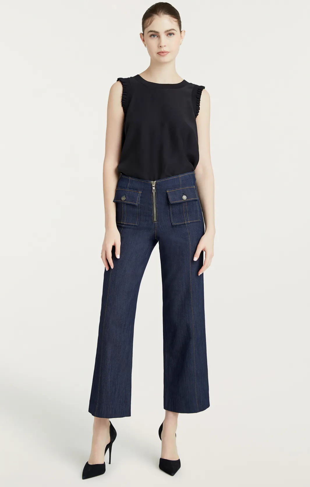 Tank Tops & Camisoles<Cinq à Sept Lenore Top SilkBlack
