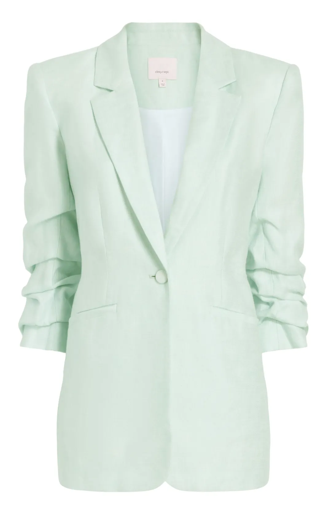 Blazers<Cinq à Sept Linen Kylie Blazer MintyDelight