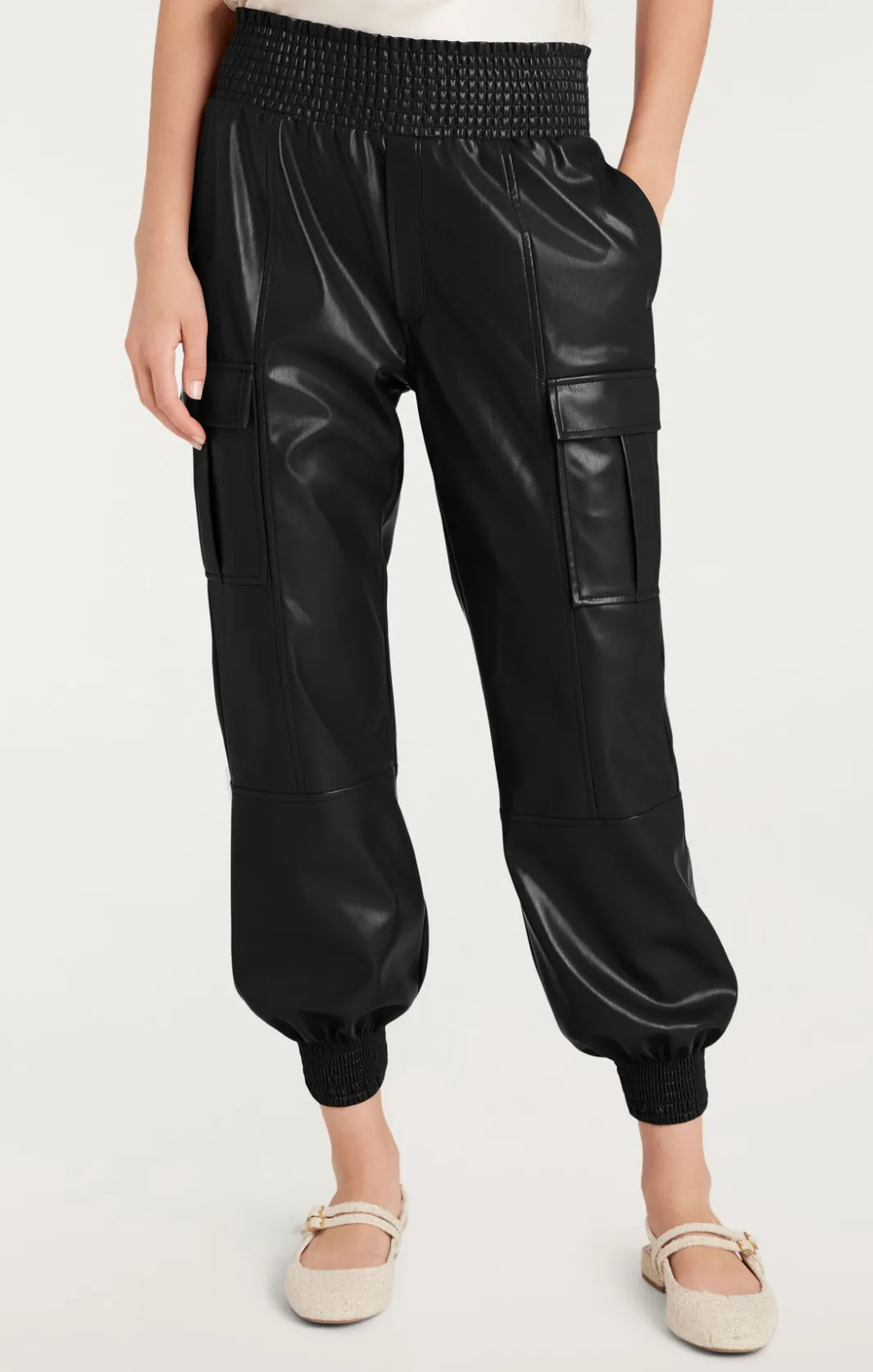 Pants<Cinq à Sept Lite Vegan Leather Jenning Pants Black