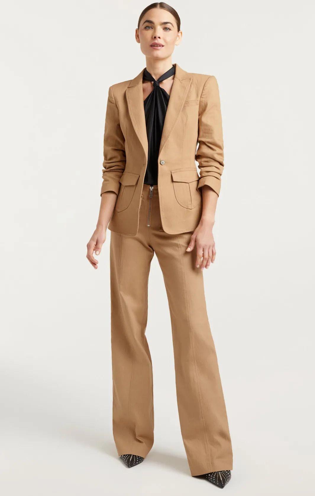 Pants | Denim<Cinq à Sept Long Azure Pant Sahara