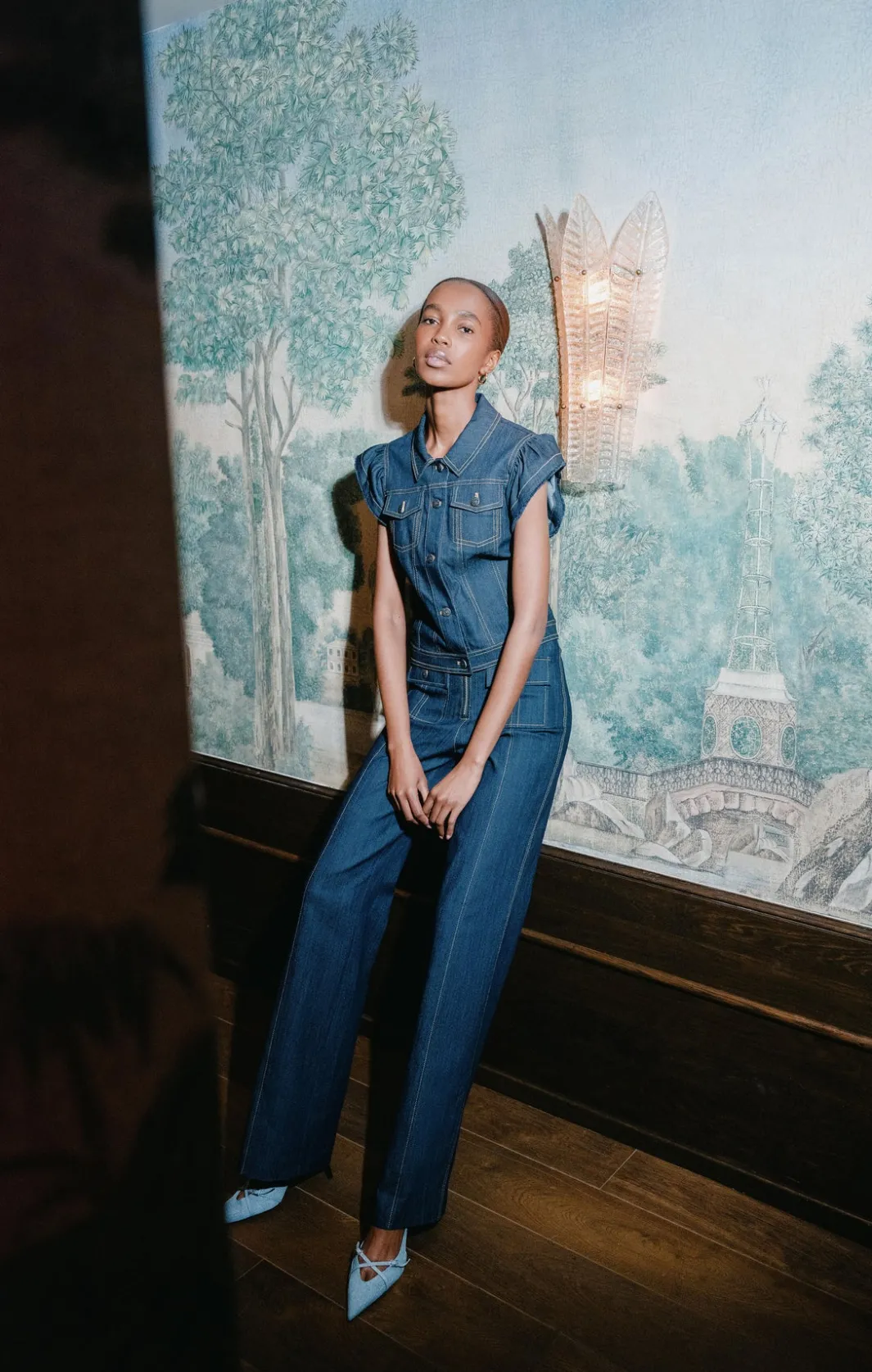 Pants | Denim<Cinq à Sept Long Azure Pant Indigo