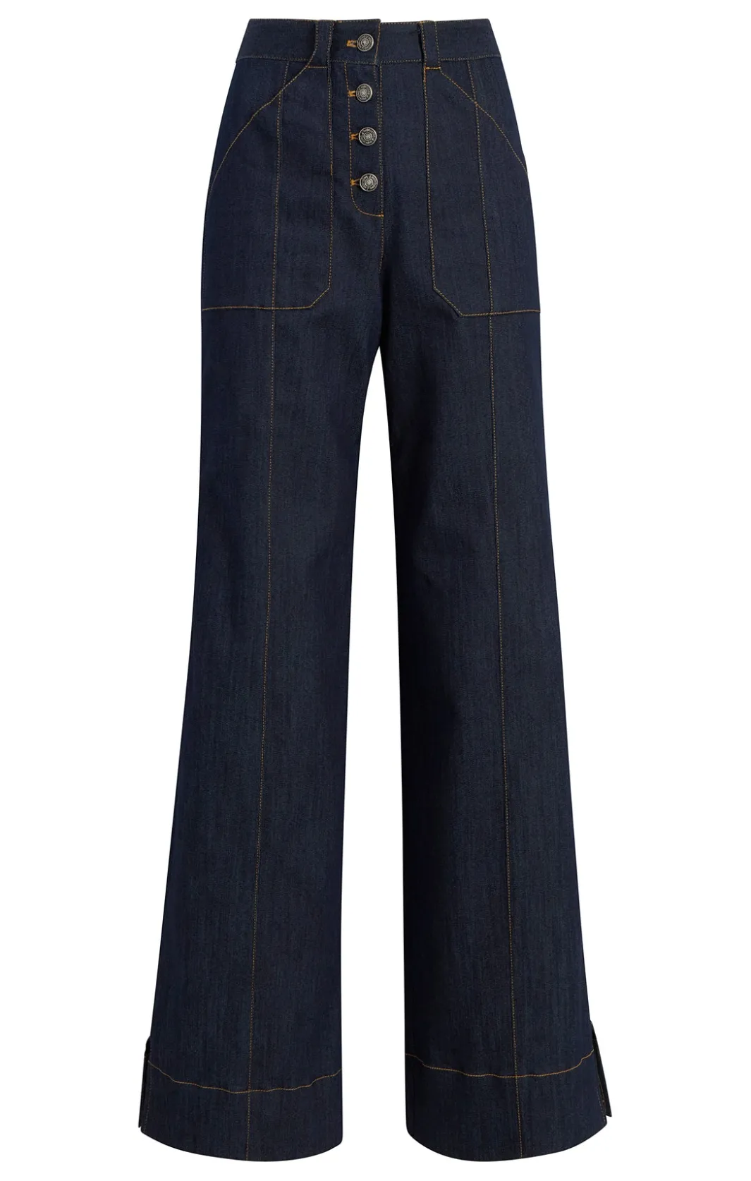 Pants | Denim<Cinq à Sept Long Benji Pant Indigo