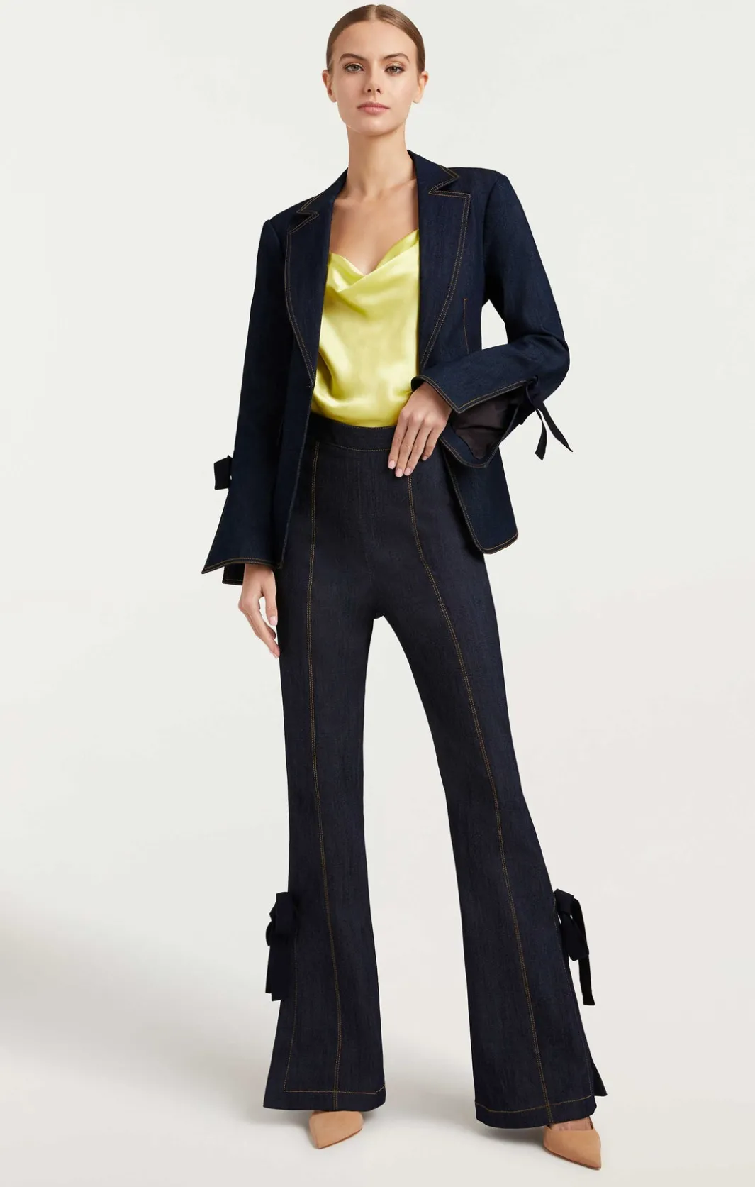 Pants | Denim<Cinq à Sept Long Lou Pant Indigo