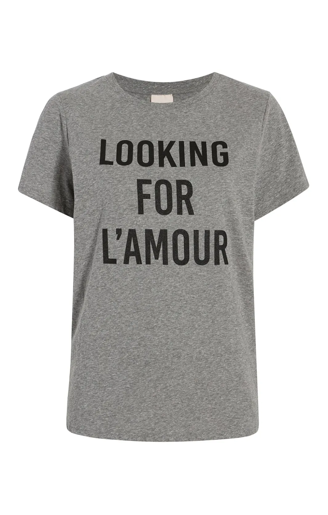 Tees & Pullovers<Cinq à Sept Looking For L'amour Tee HeatherGrey/black