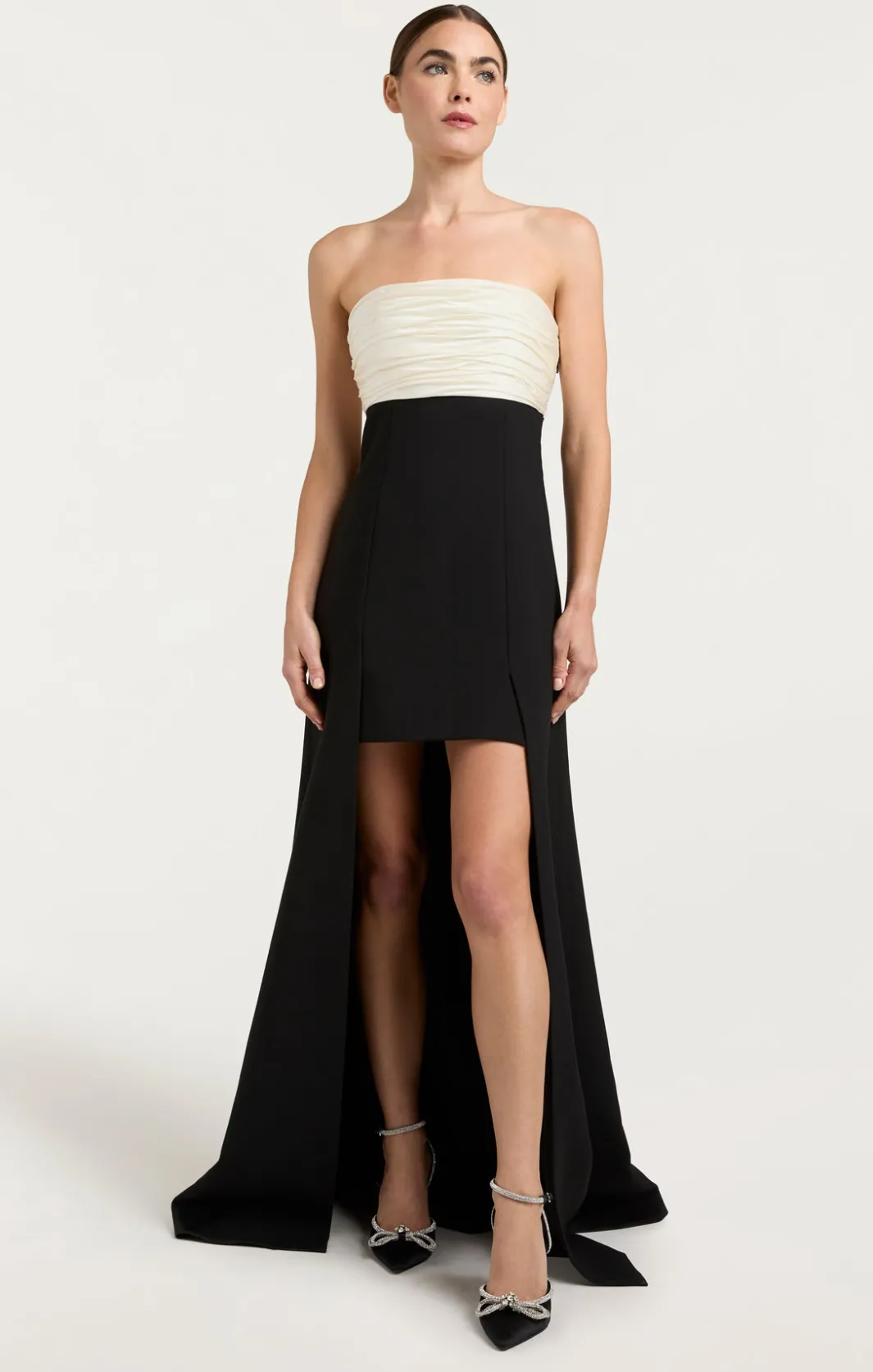 Cocktail & Evening<Cinq à Sept Lorella Gown Black/ivory