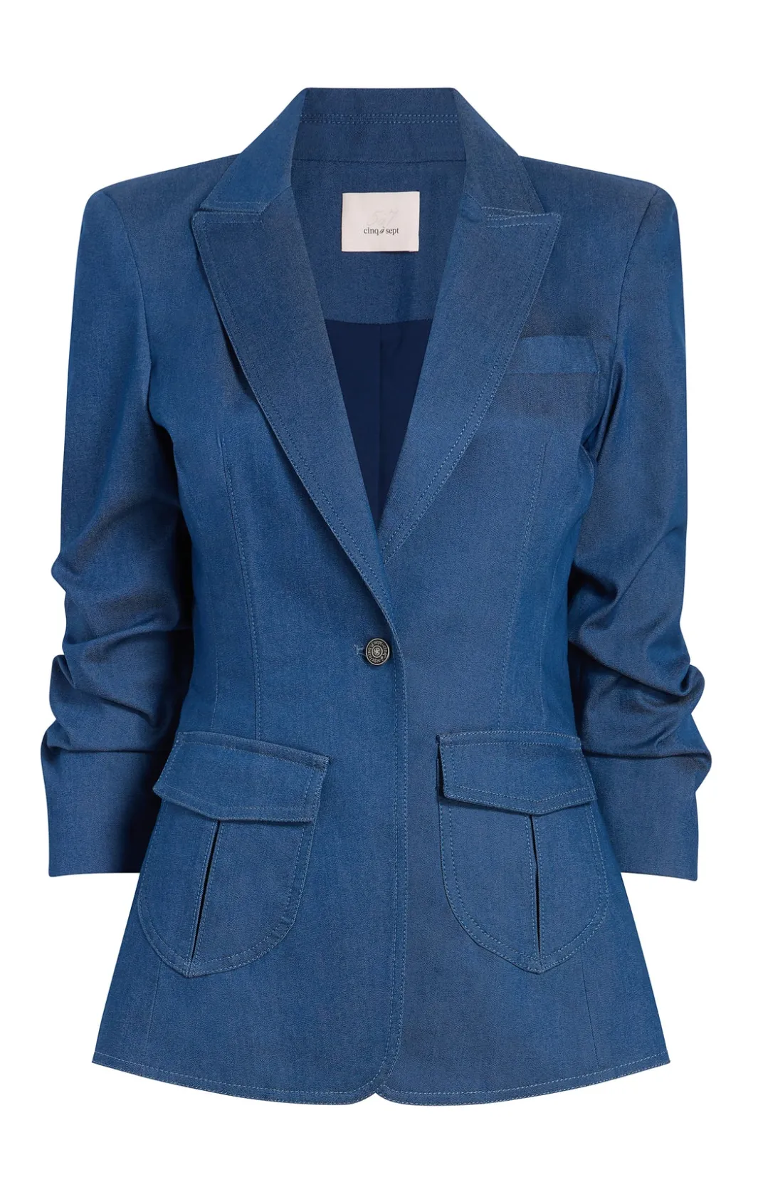 Jackets | Denim<Cinq à Sept Louisa Blazer AegeanBlue