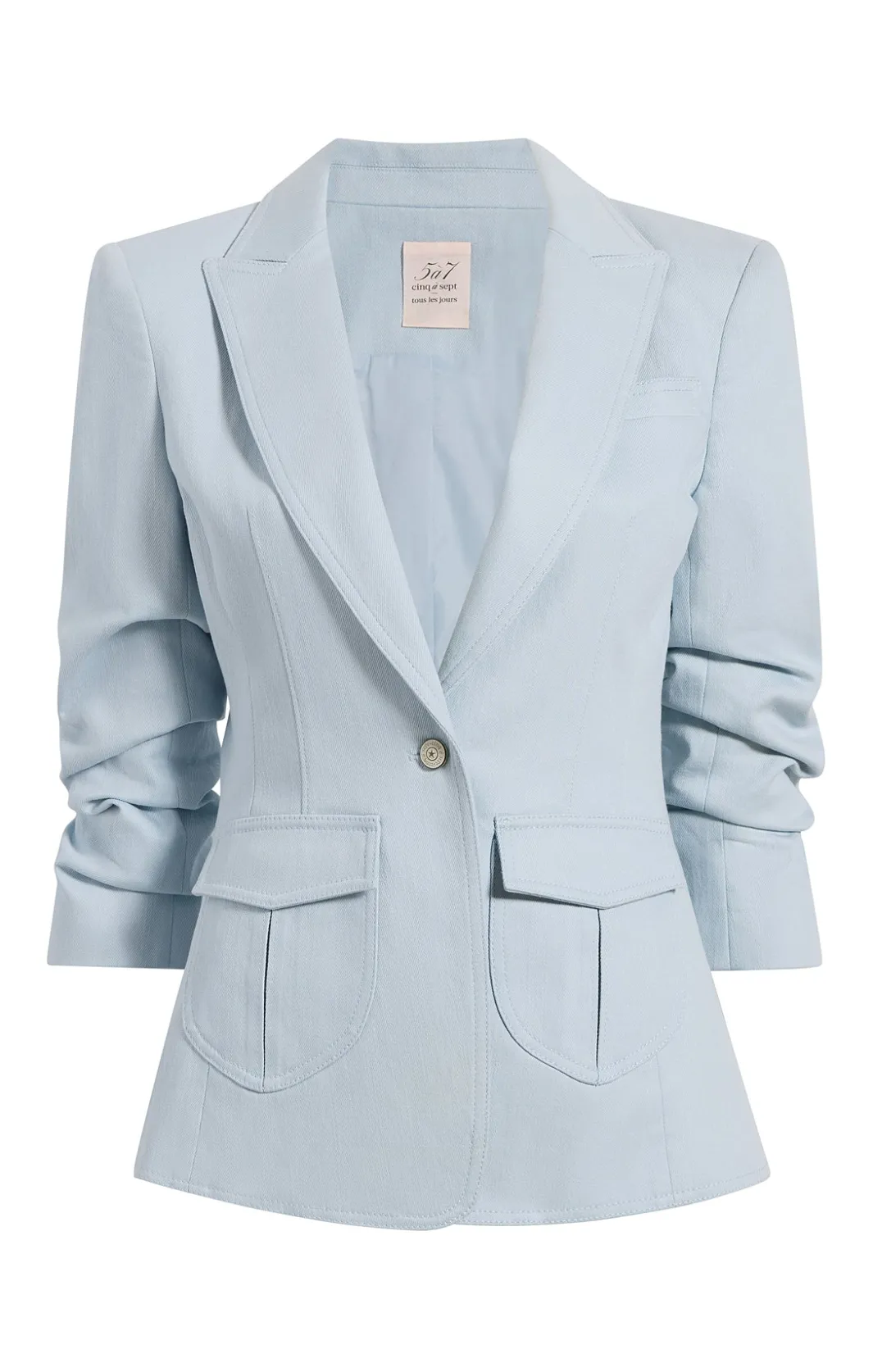 Jackets | Denim<Cinq à Sept Louisa Blazer BabyBlue
