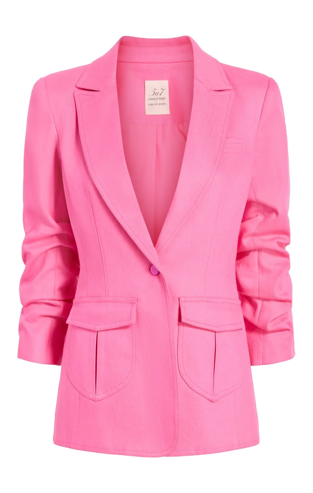 Blazers | Denim<Cinq à Sept Louisa Blazer ElectricPink