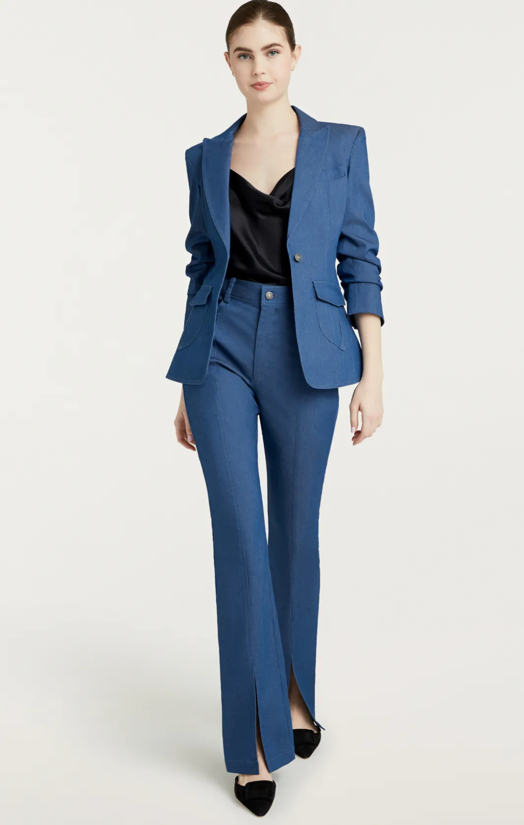 Jackets | Denim<Cinq à Sept Louisa Blazer AegeanBlue